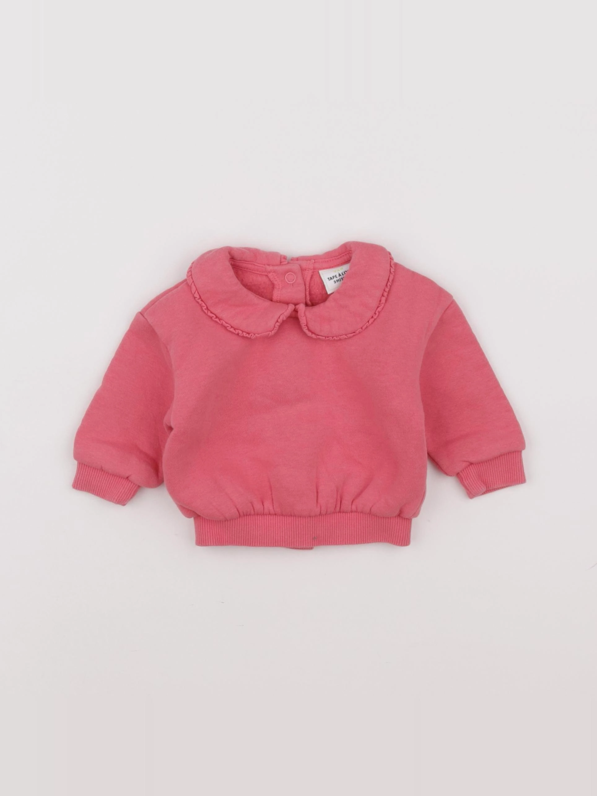 Tape à l'oeil - sweat rose - 3 mois