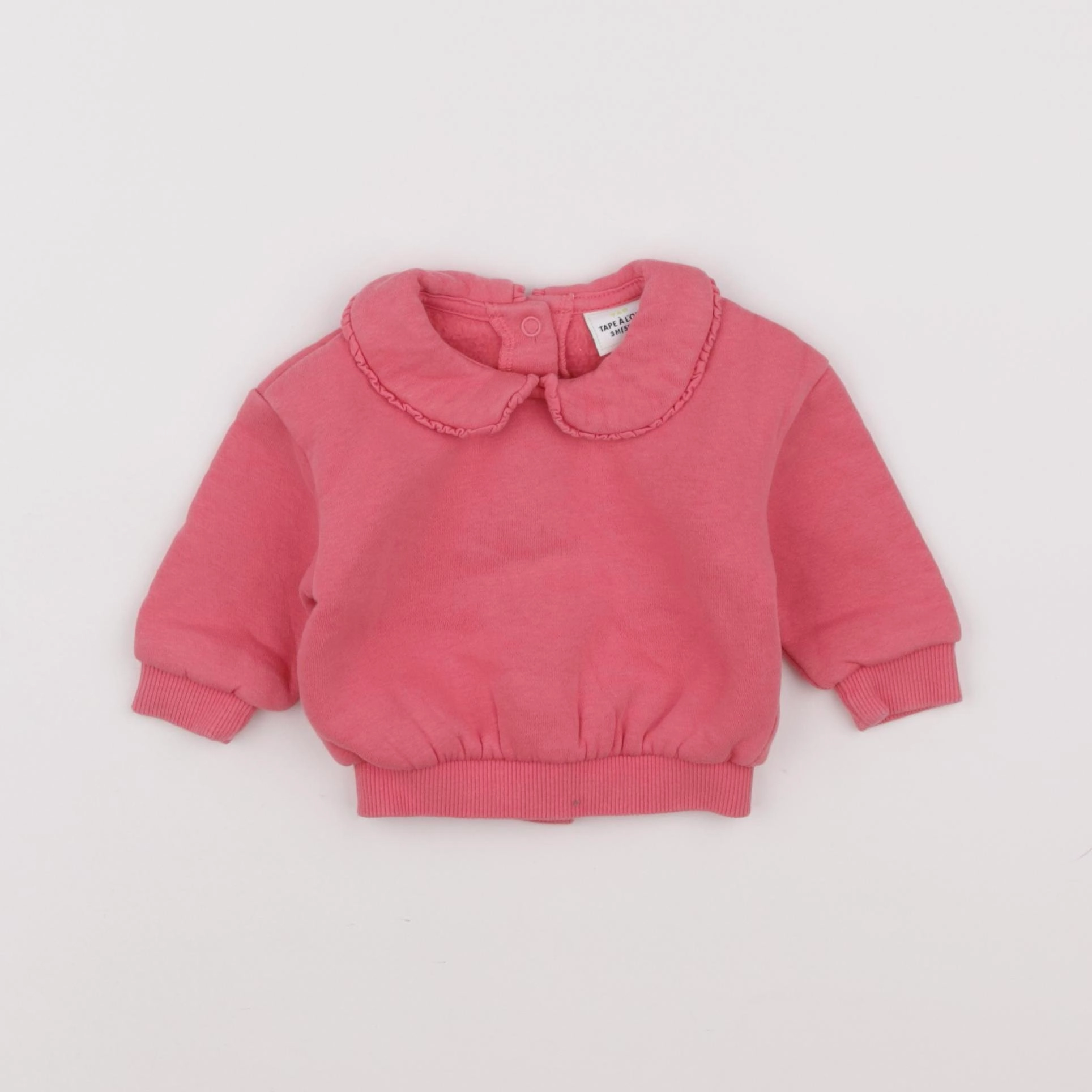 Tape à l'oeil - sweat rose - 3 mois