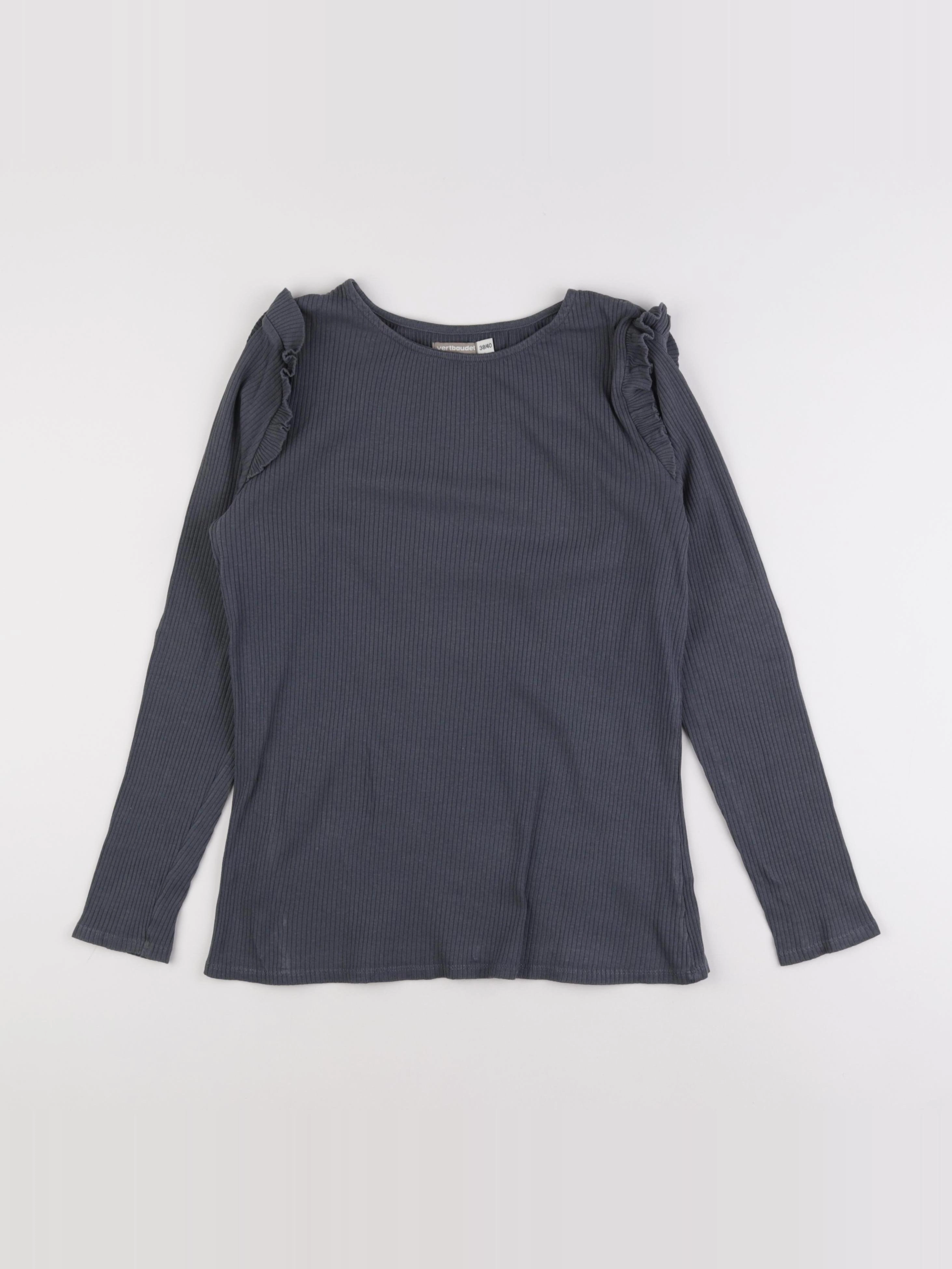 Vertbaudet - tee-shirt grossesse gris - 38 à 40