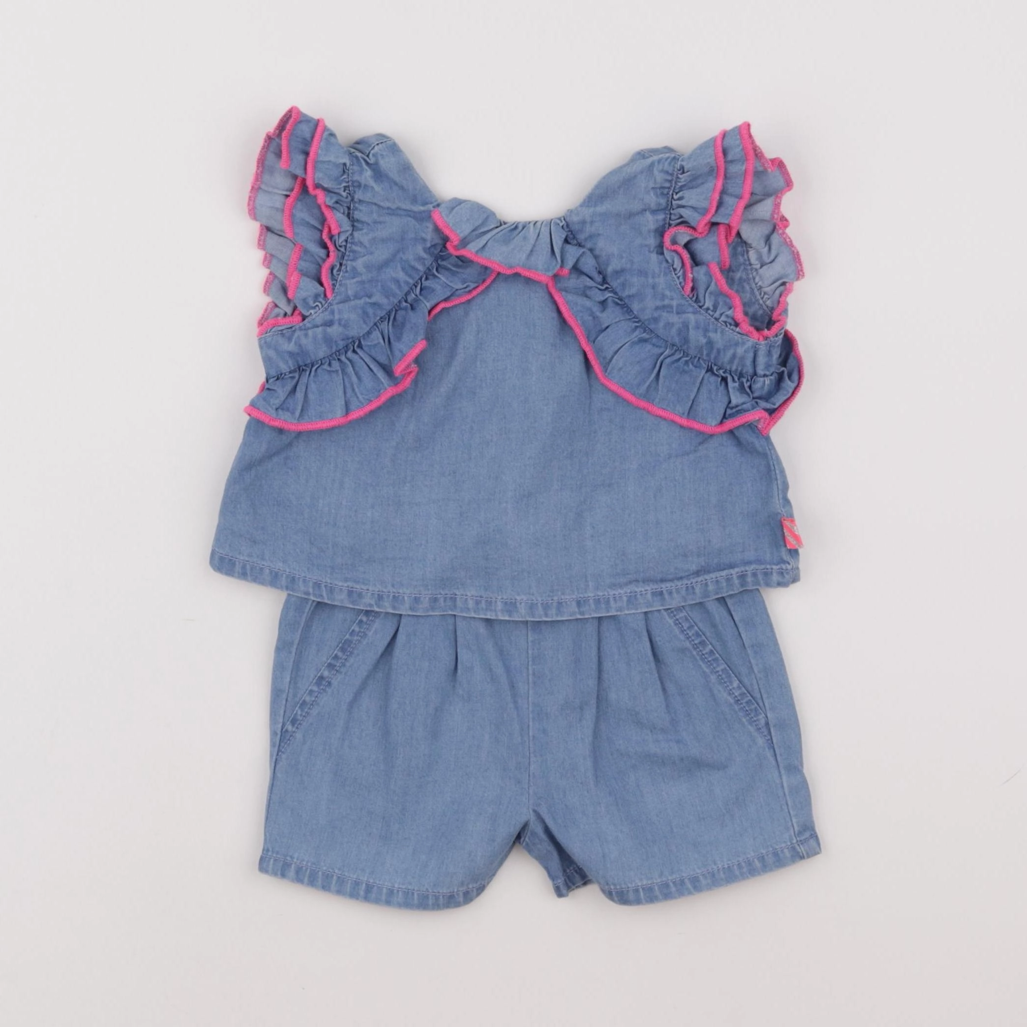 Billie Blush - combinaison bleu - 6 mois
