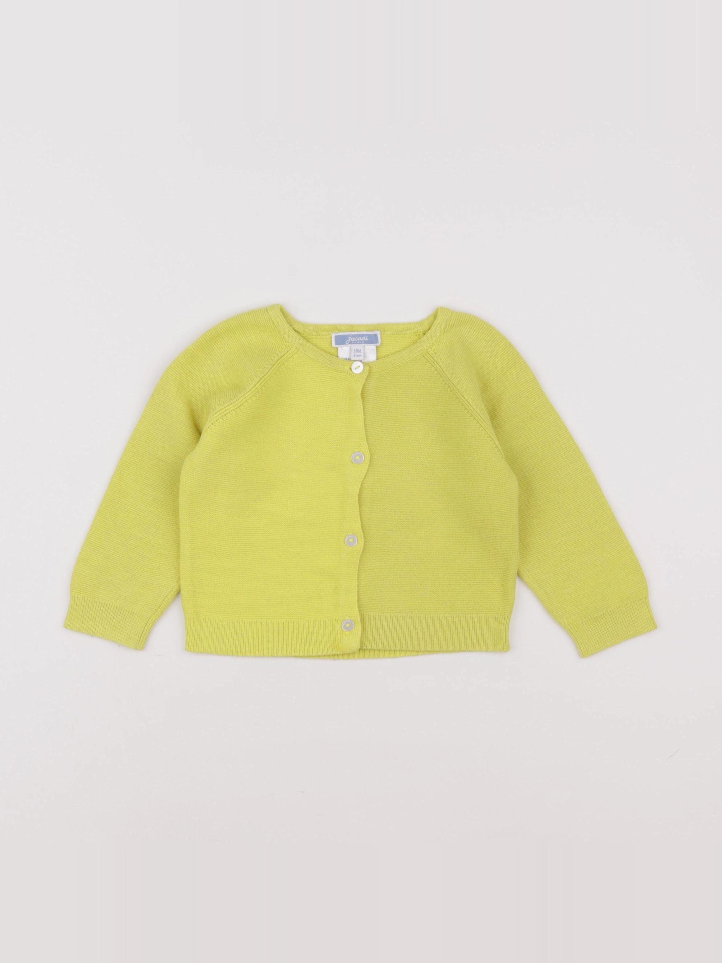 Jacadi - gilet jaune - 18 mois