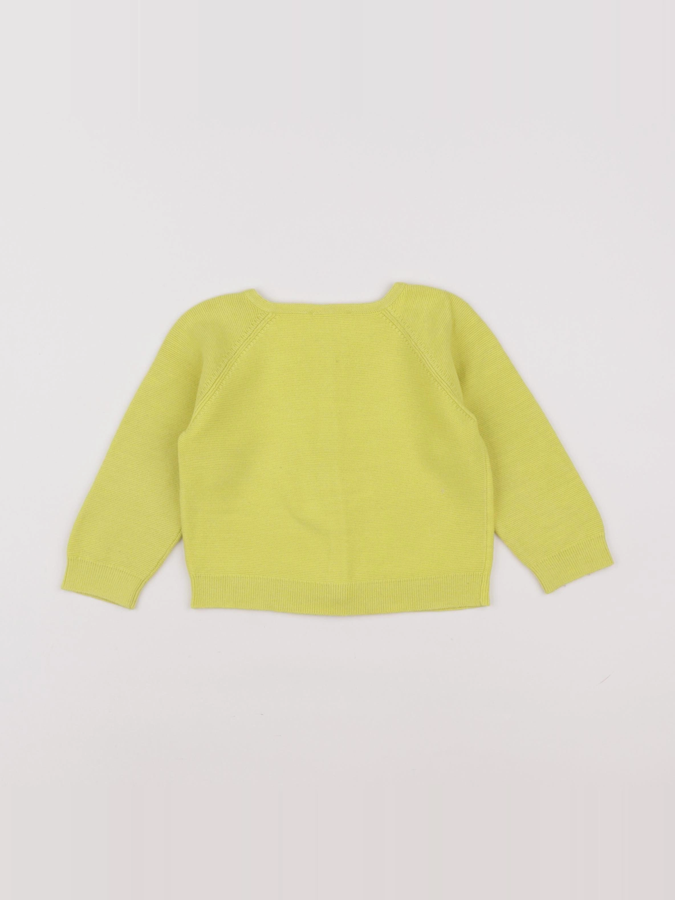 Jacadi - gilet jaune - 18 mois
