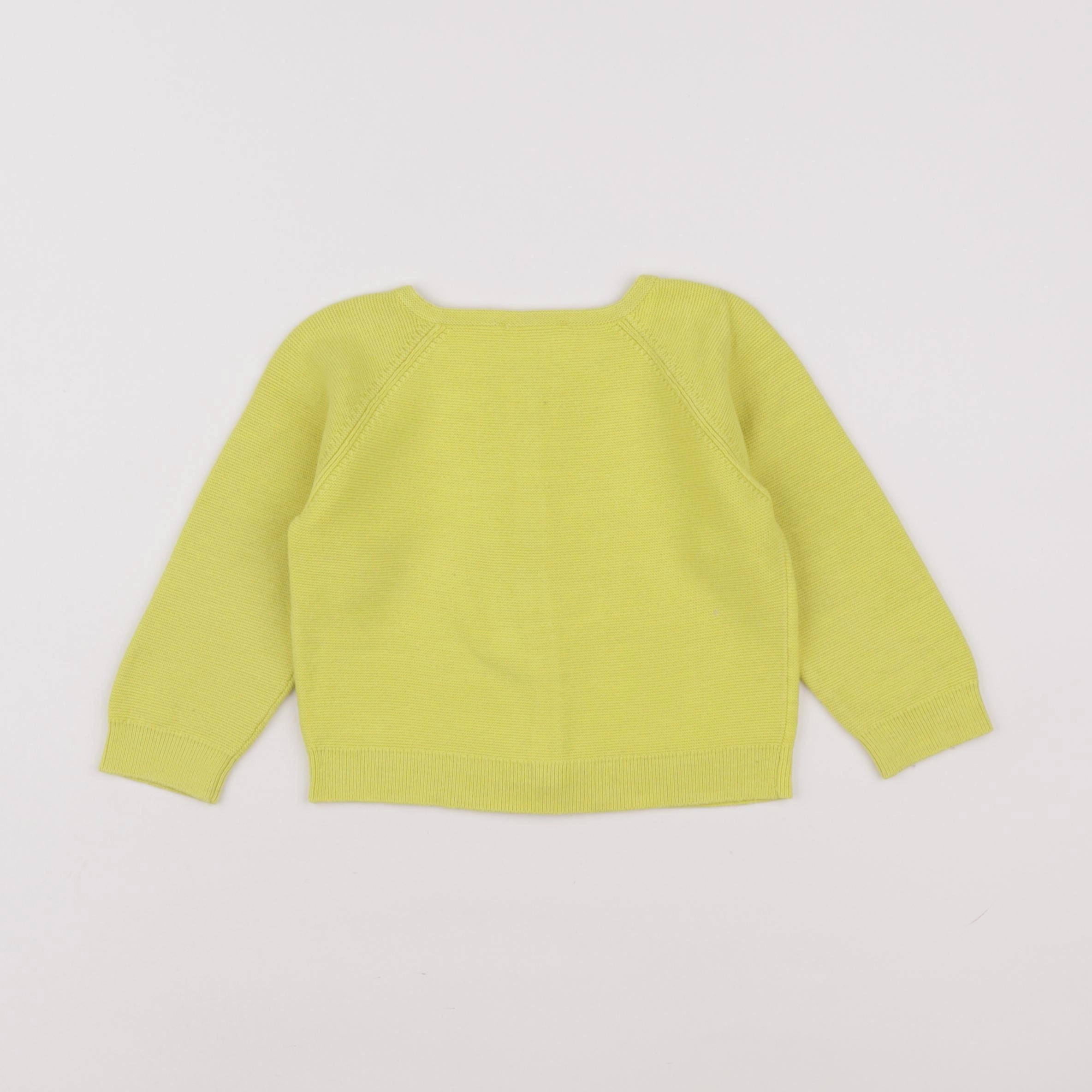Jacadi - gilet jaune - 18 mois