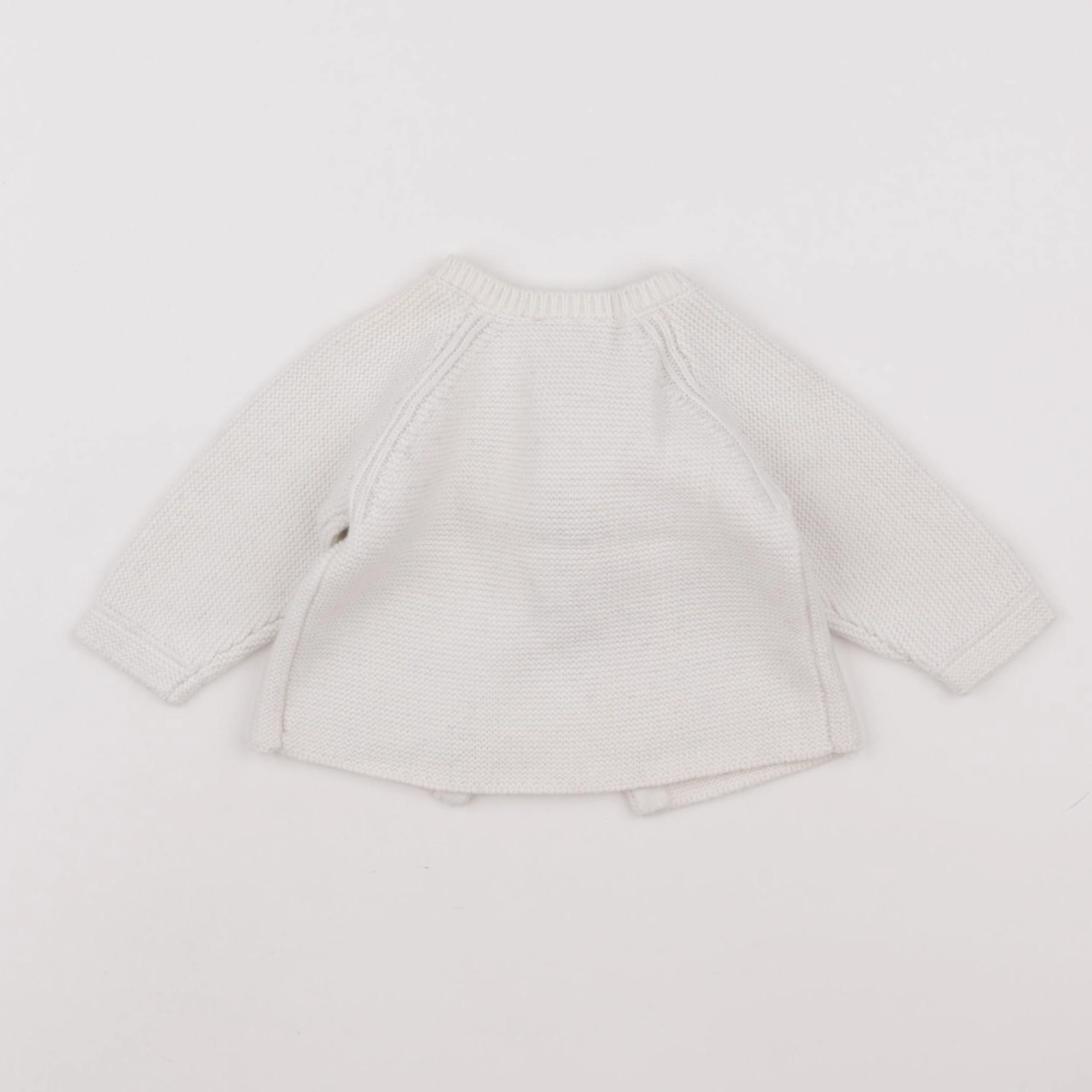 Jacadi - gilet blanc - 1 mois
