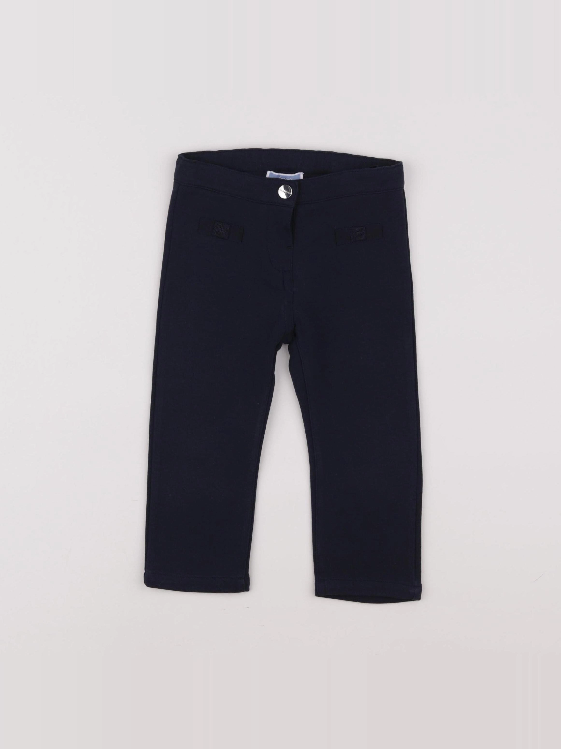 Jacadi - pantalon bleu - 18 mois
