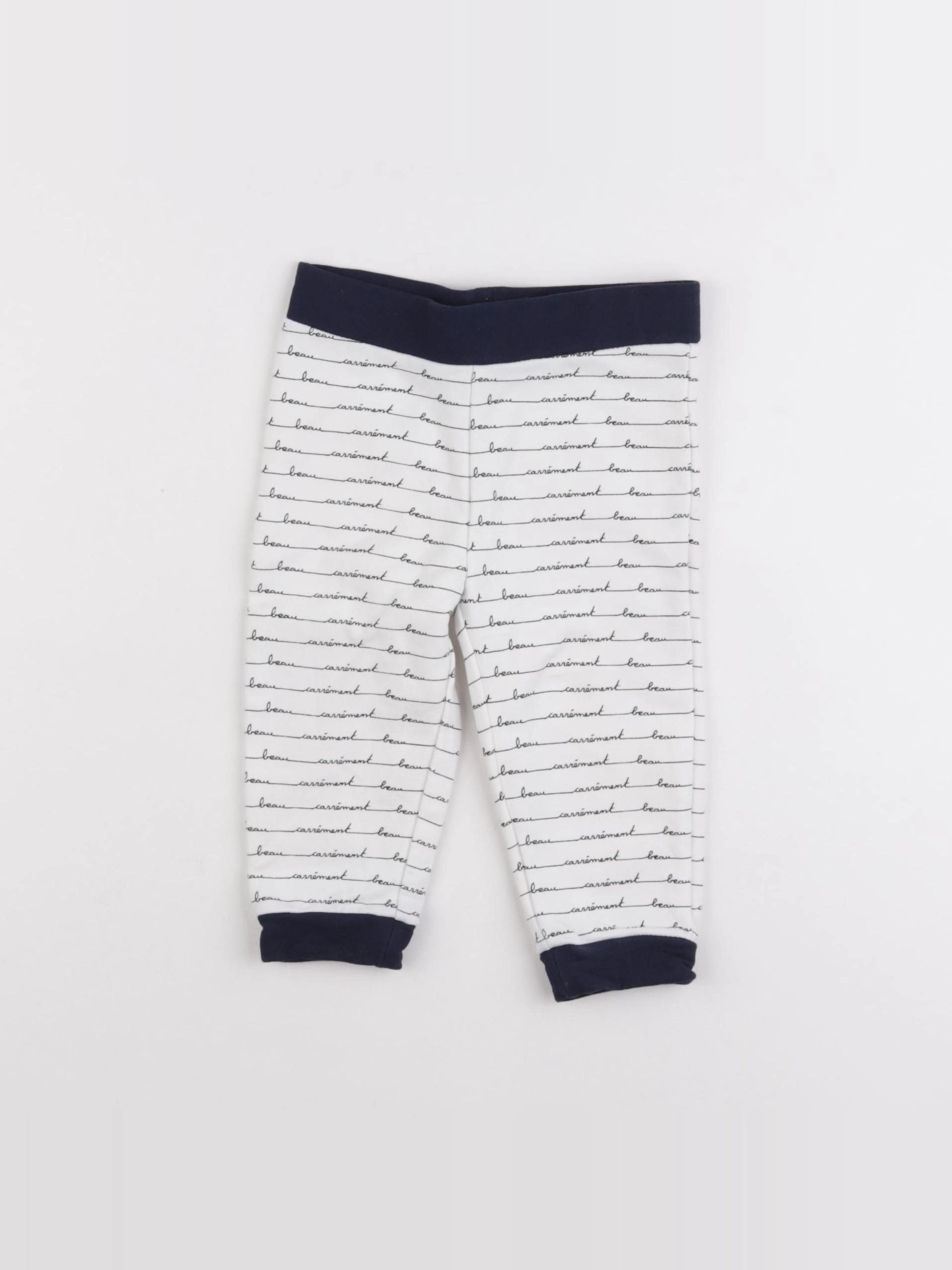 Carrément Beau - pantalon blanc - 12 mois
