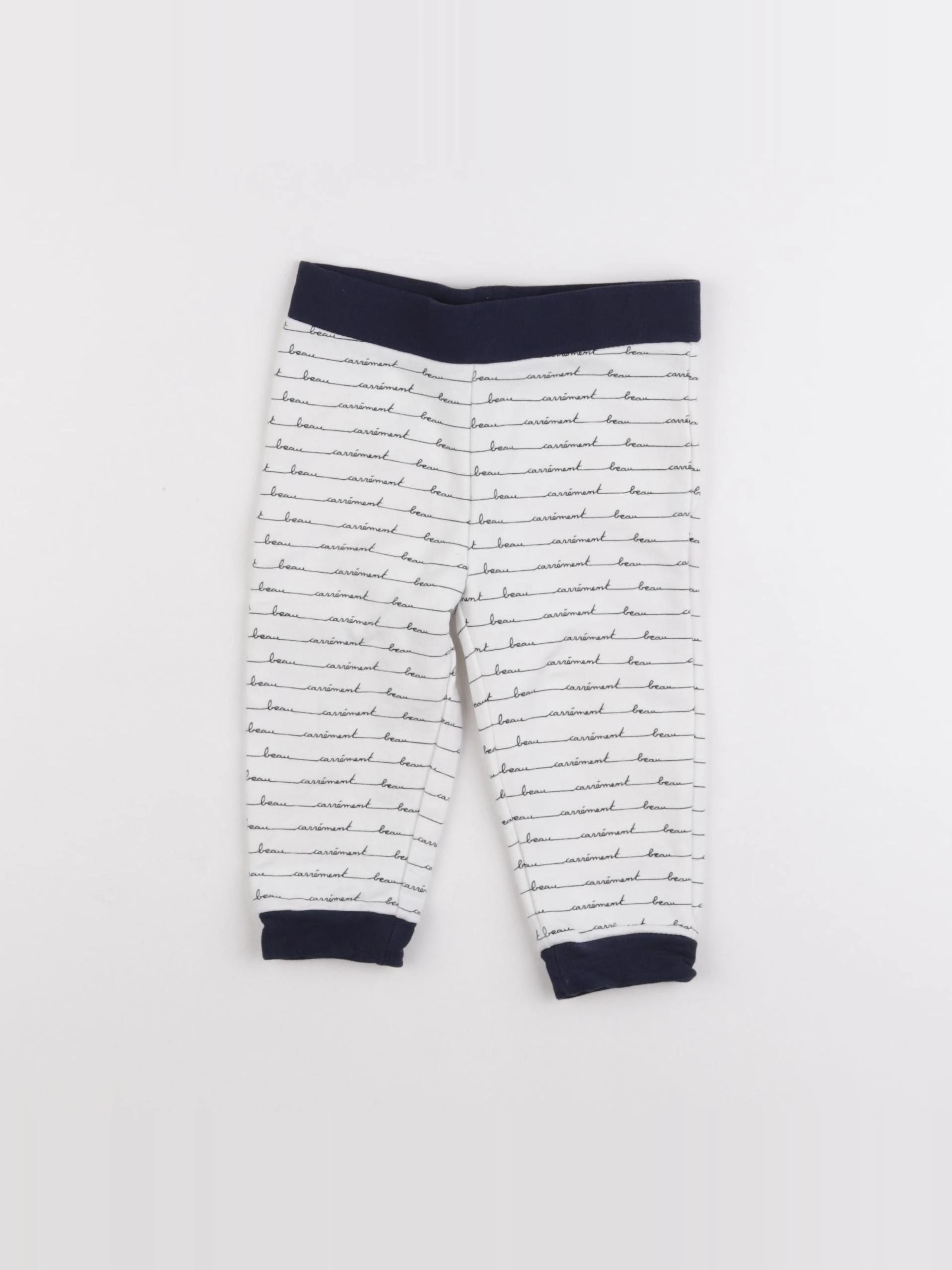 Carrément Beau - pantalon blanc - 12 mois