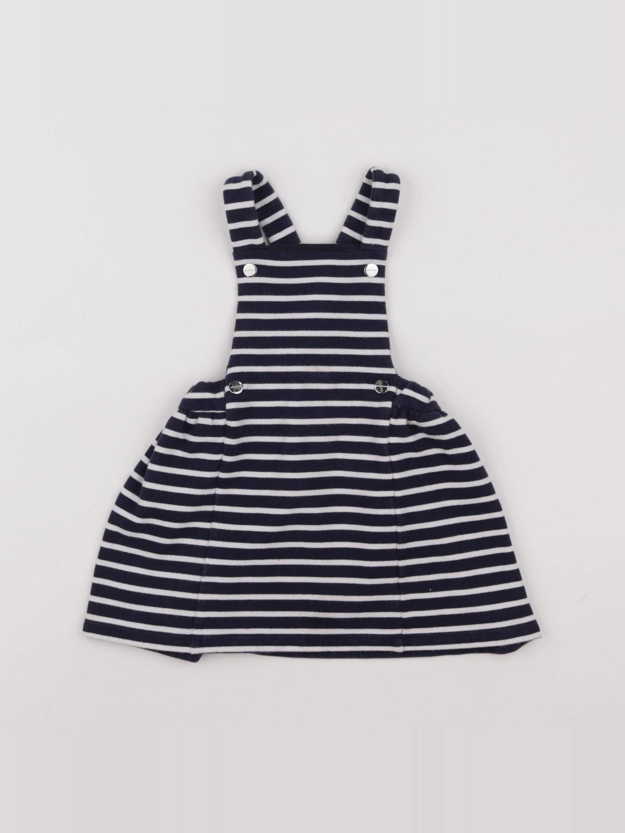 Jacadi - robe bleu, blanc - 24 mois