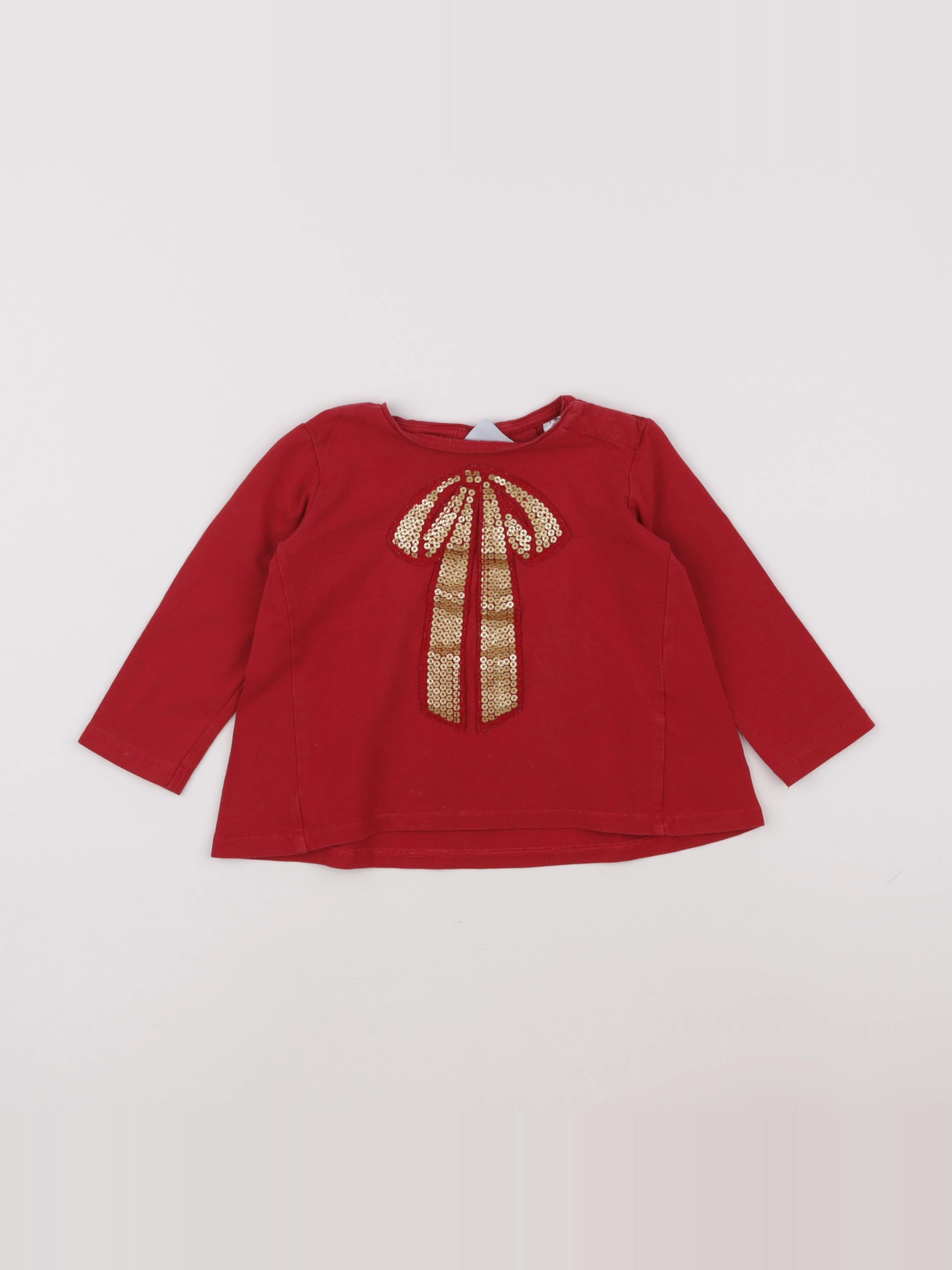 Zara - tee-shirt rouge - 12/18 mois