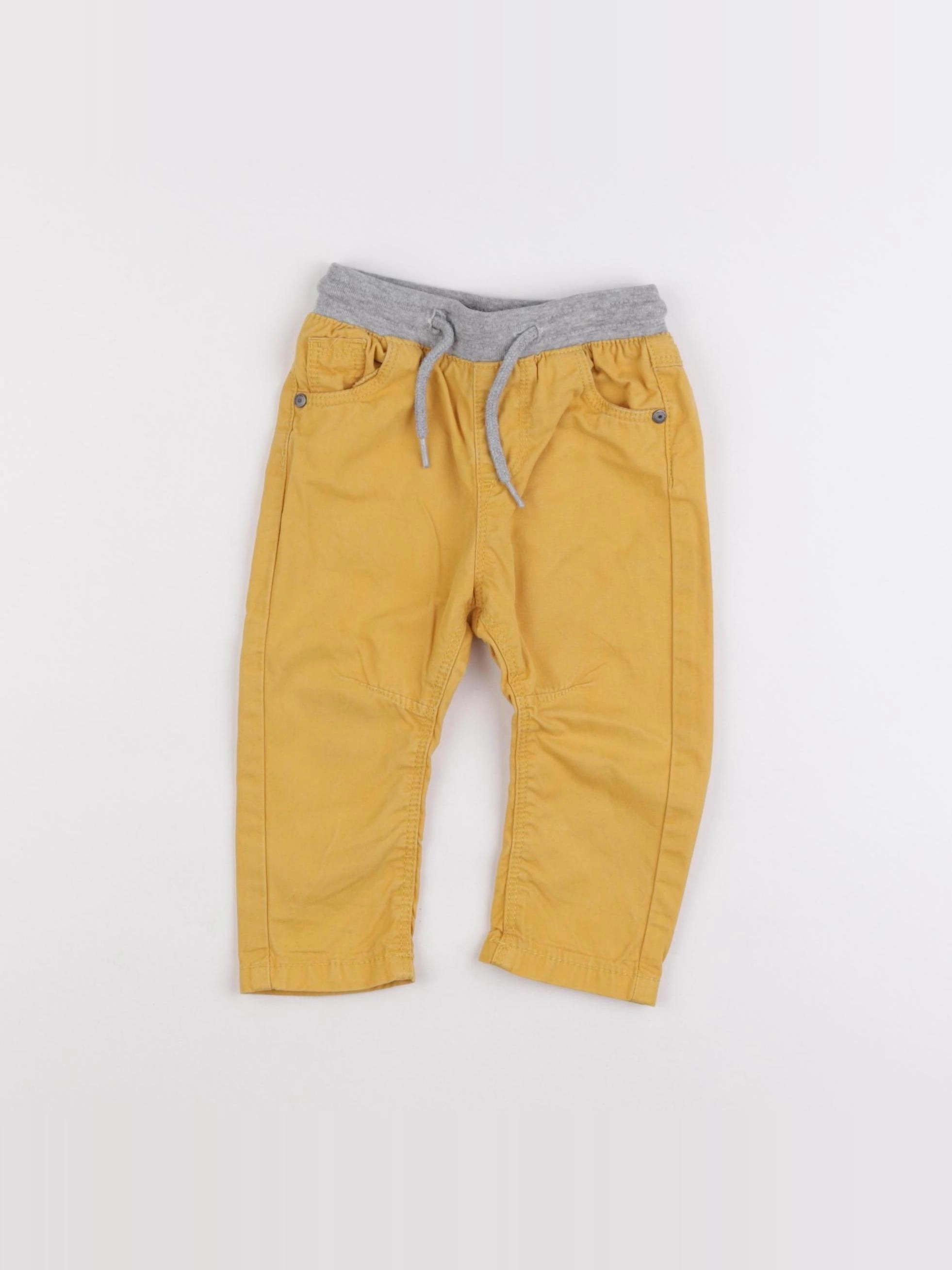 Tape à l'oeil - pantalon jaune - 12 mois
