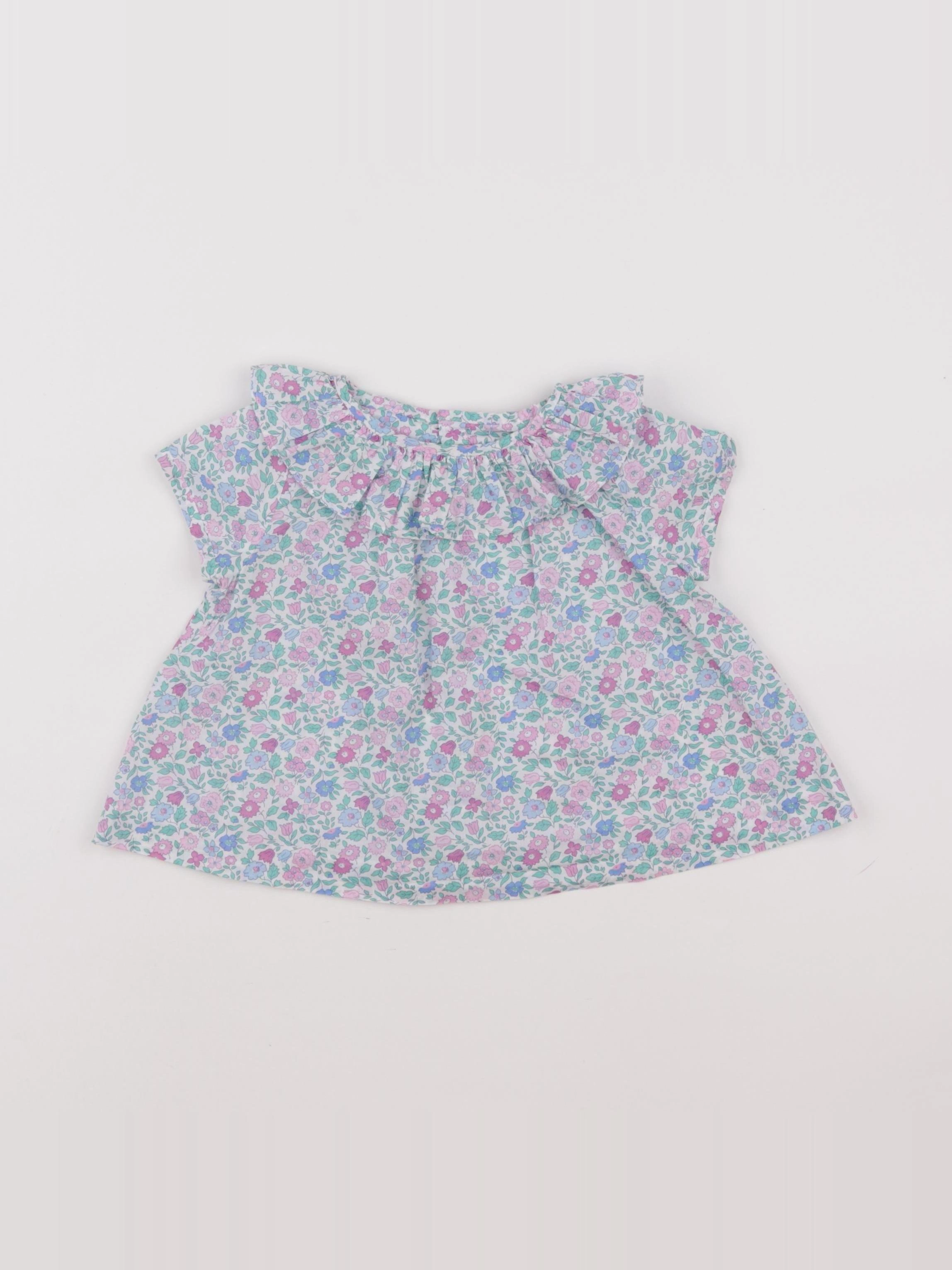 Jacadi - blouse liberty multicolore - 18 mois