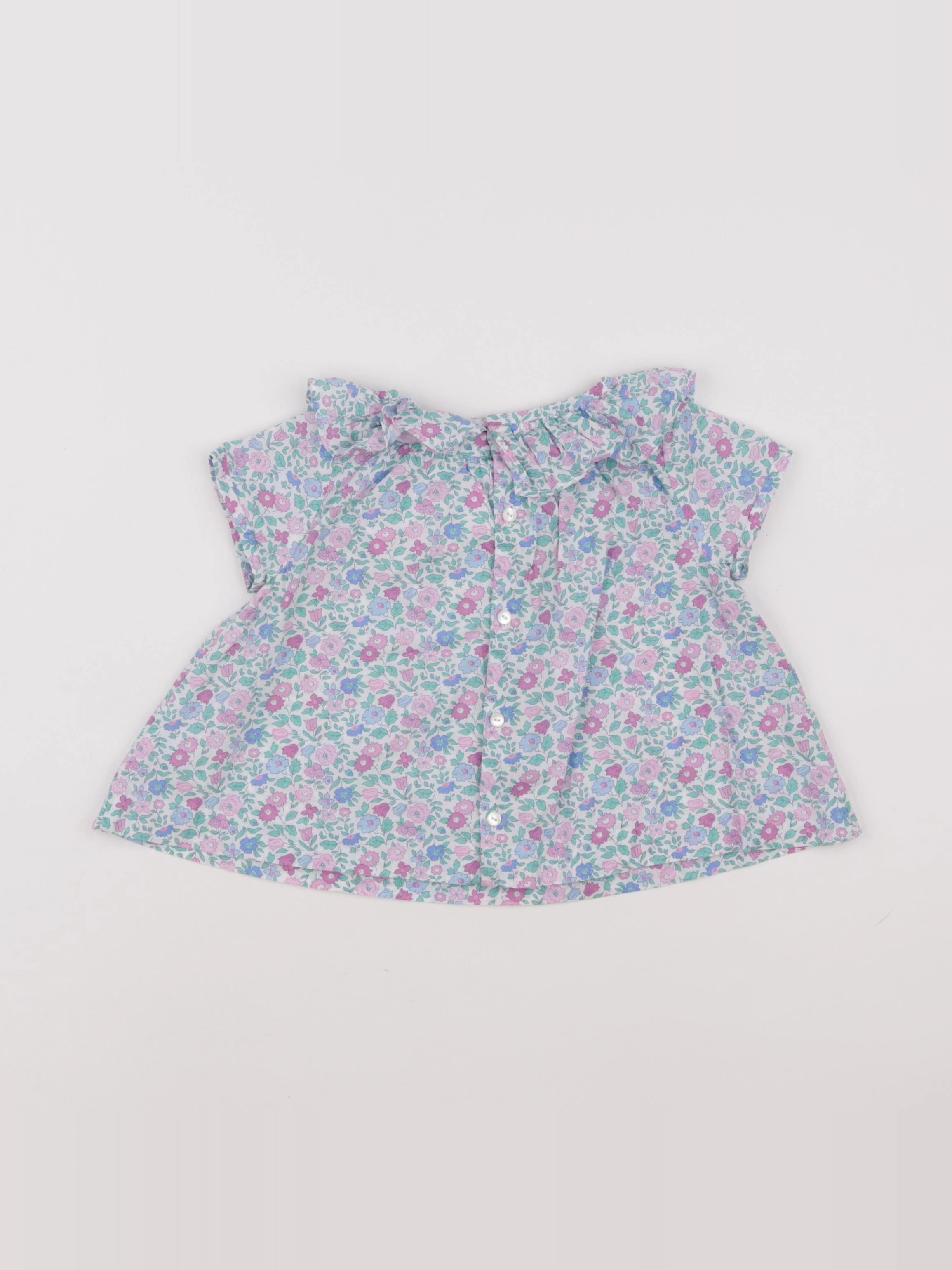 Jacadi - blouse liberty multicolore - 18 mois