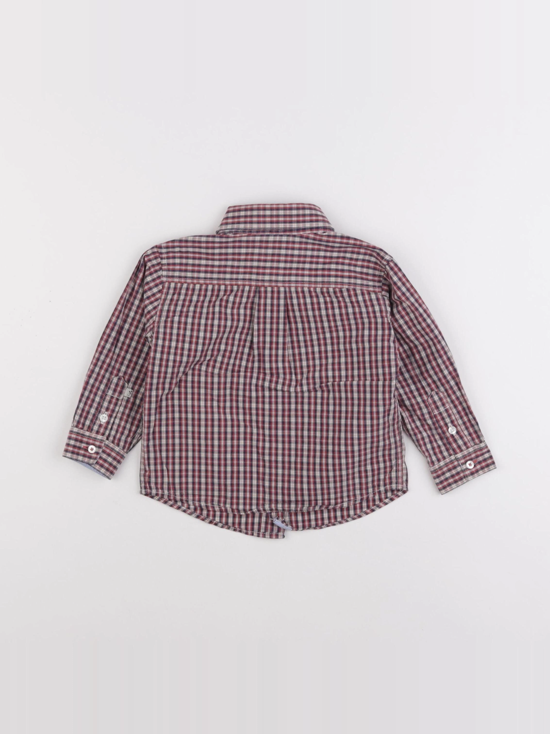 Cyrillus - chemise rouge - 18 mois