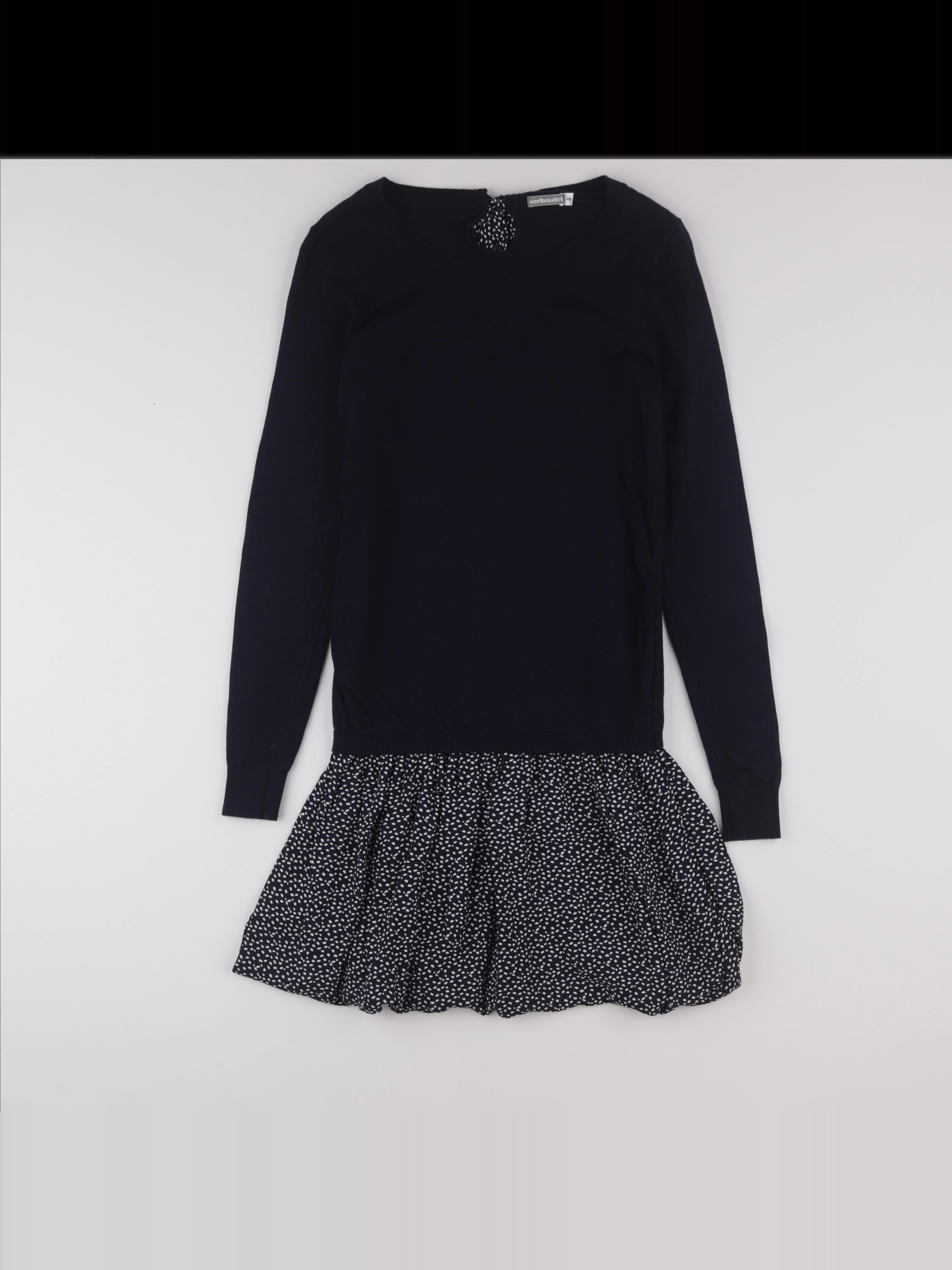 Vertbaudet - robe grossesse, allaitement bleu - 34 à 36