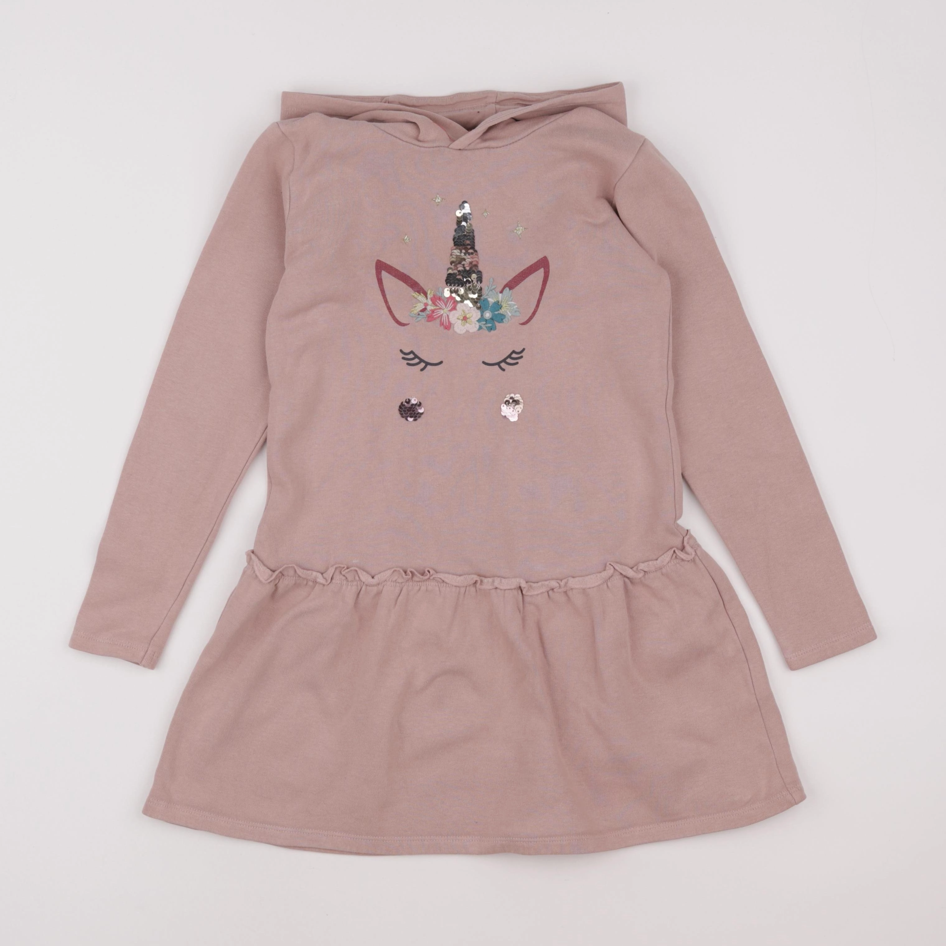 Vertbaudet - robe rose - 8 ans