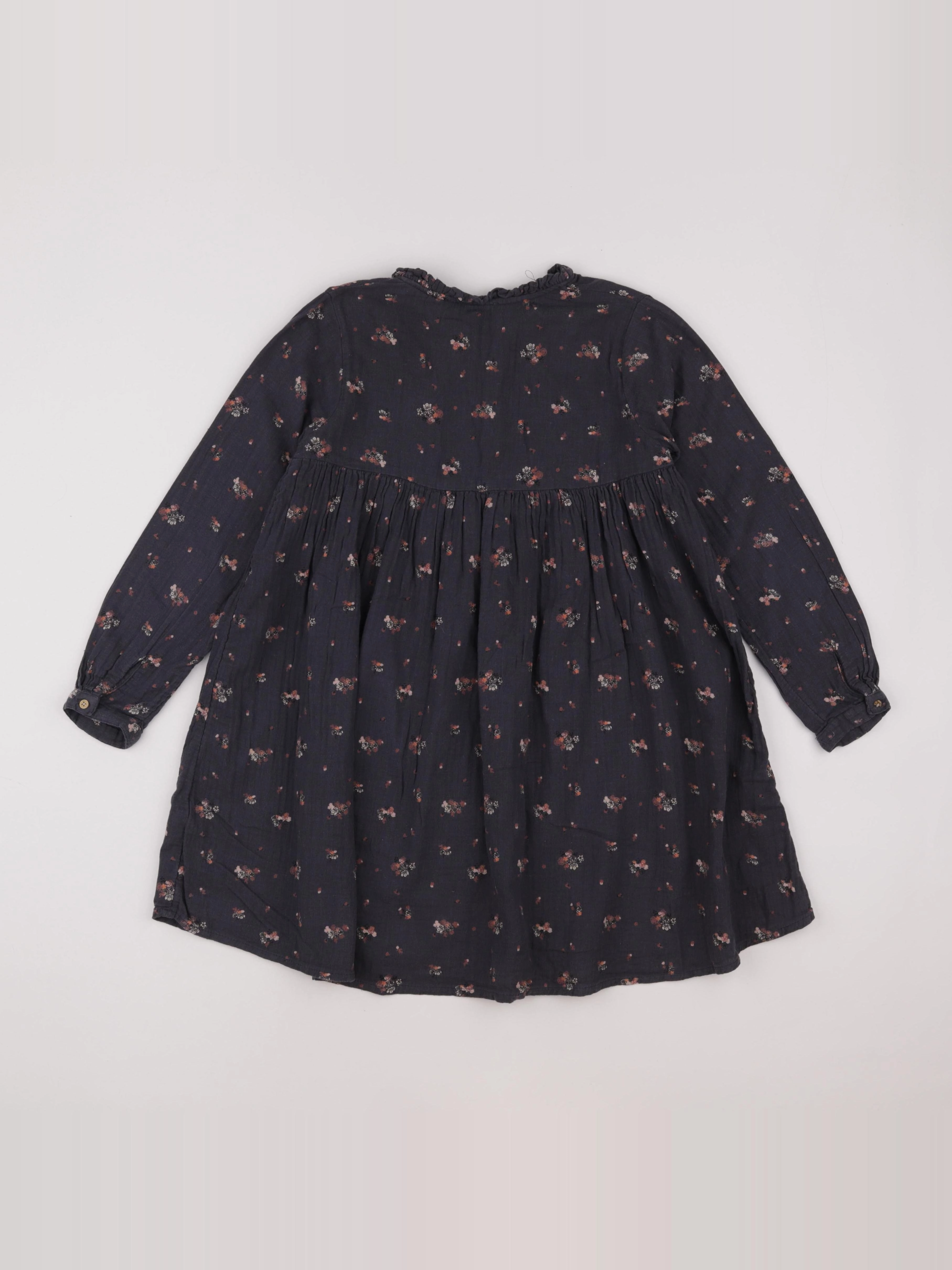 Vertbaudet - robe gris - 9 ans