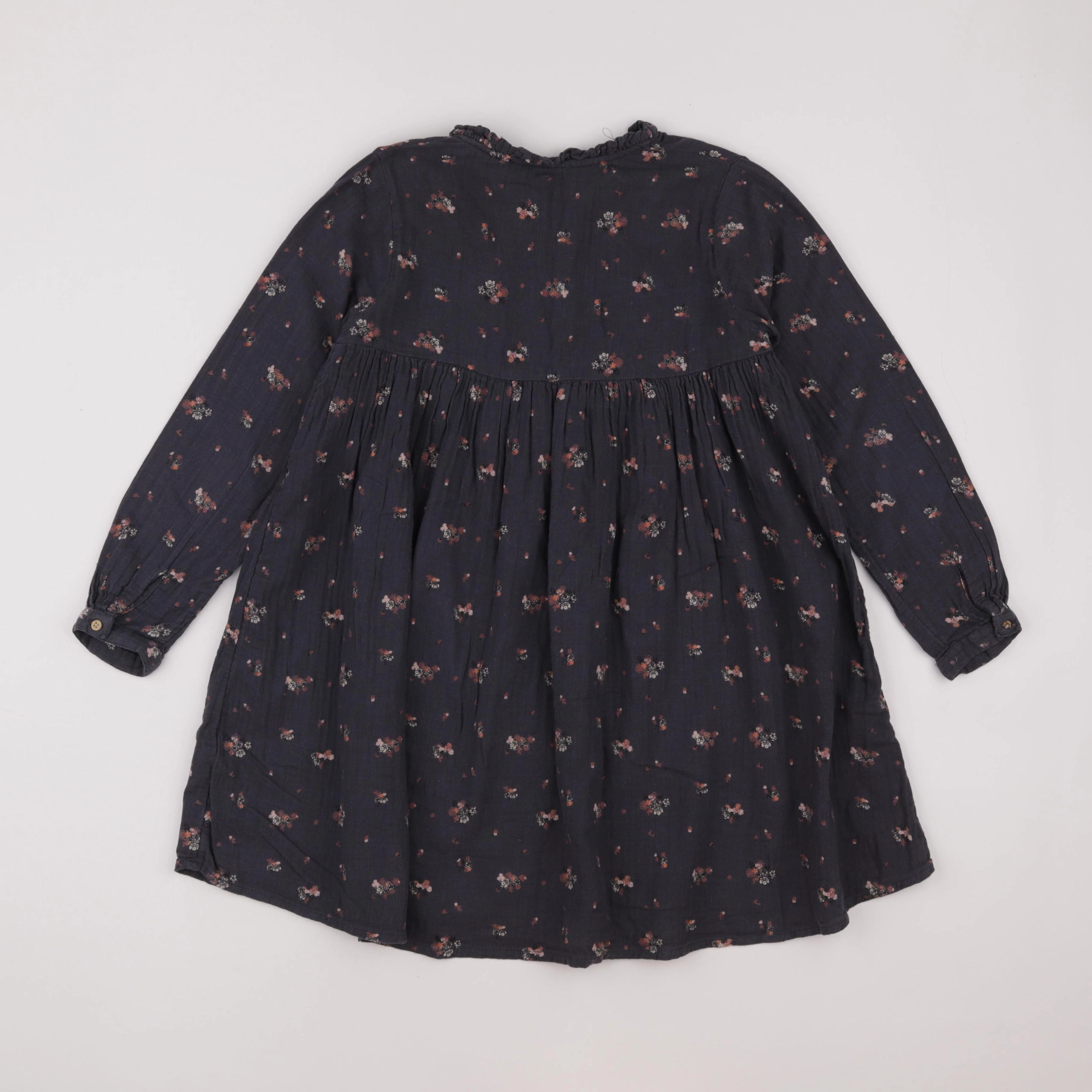 Vertbaudet - robe gris - 9 ans