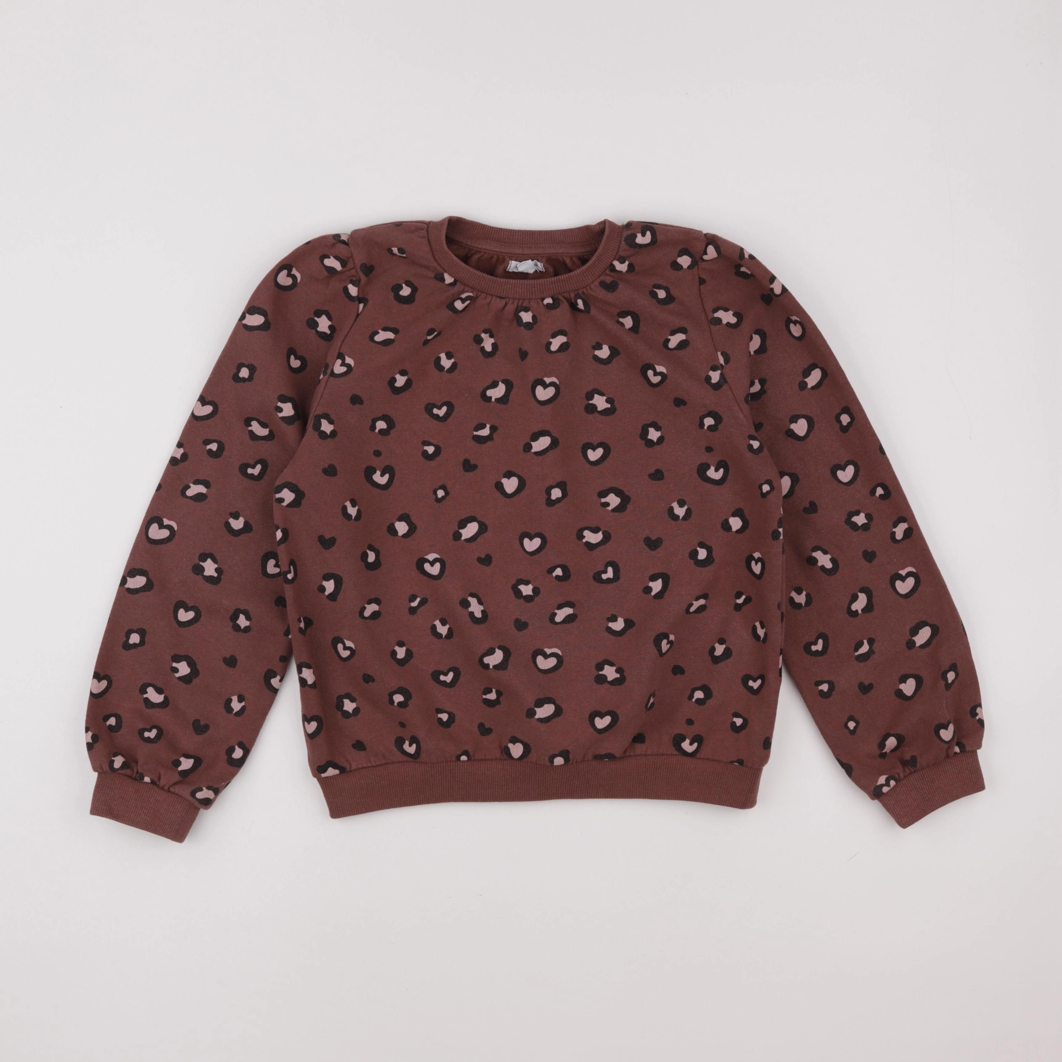 Vertbaudet - sweat rouge - 10 ans