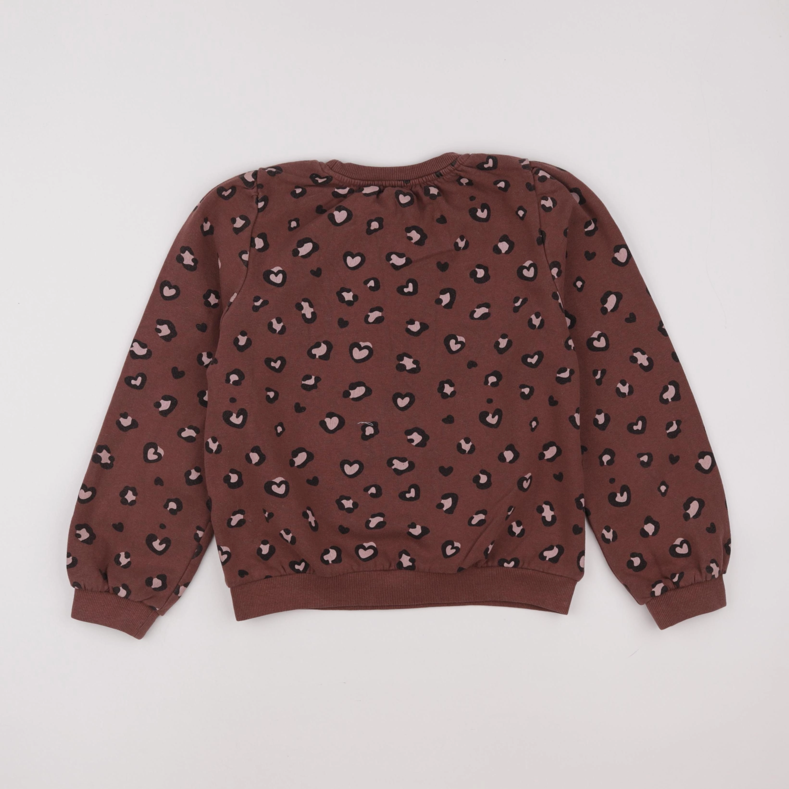 Vertbaudet - sweat rouge - 10 ans