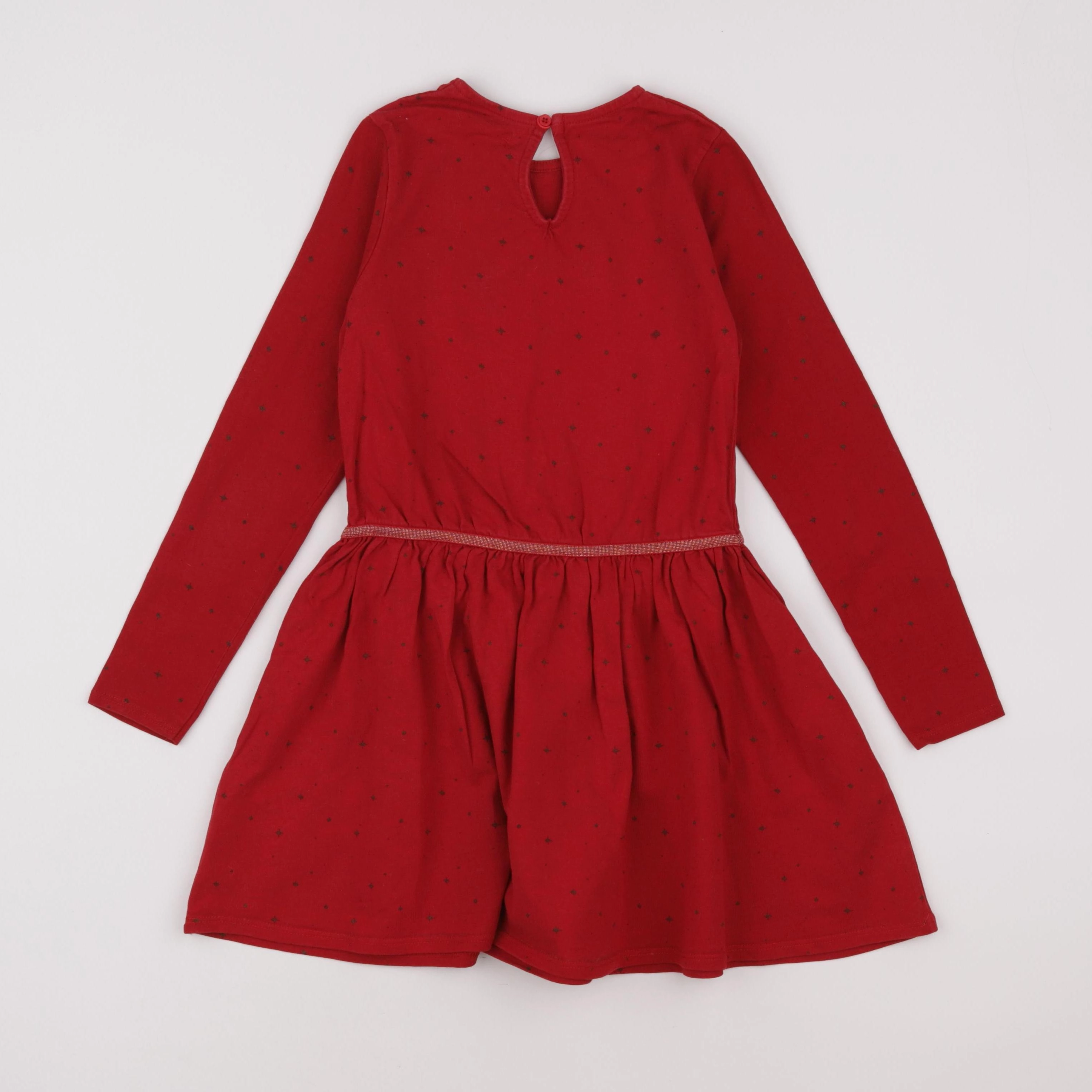 Vertbaudet - robe rouge - 8 ans