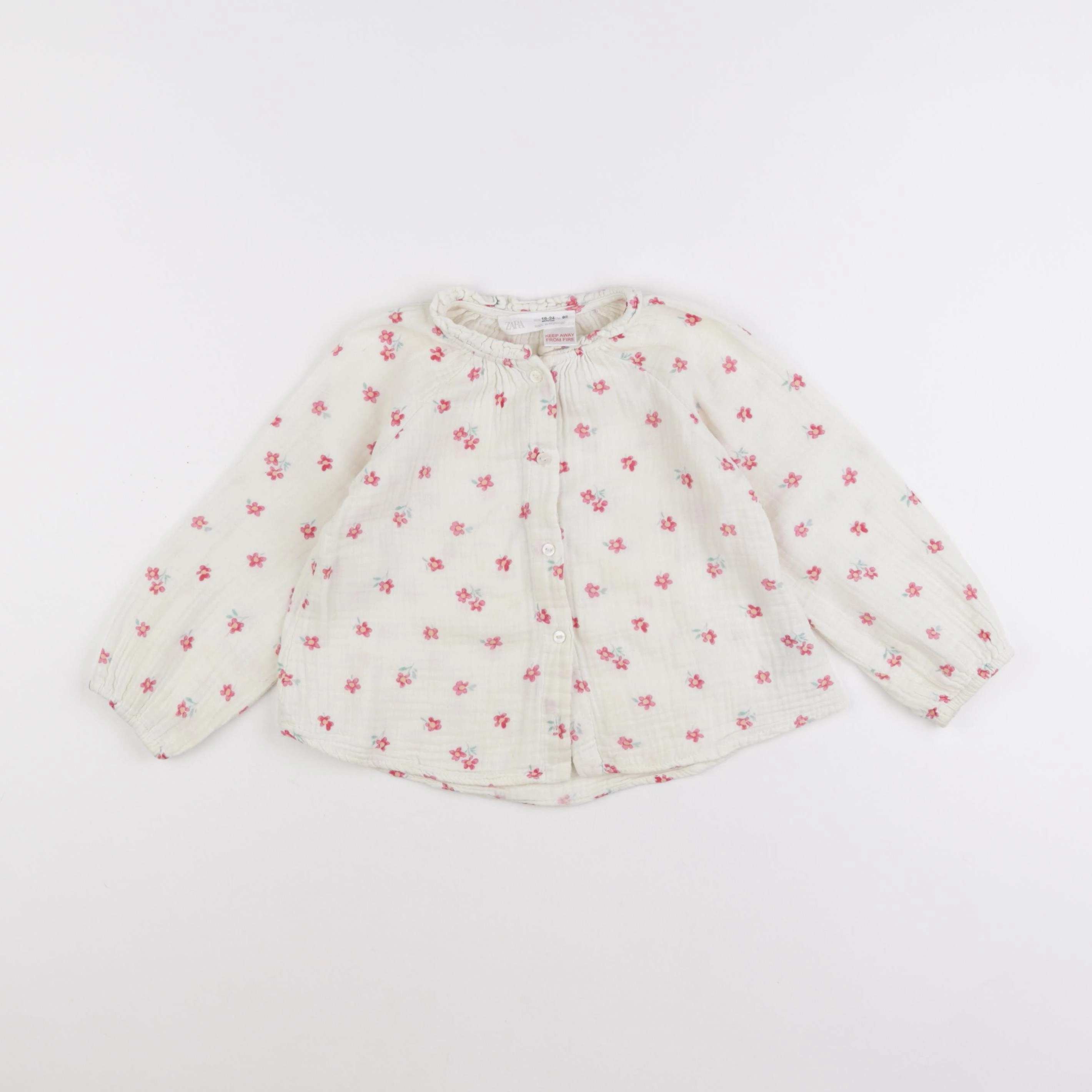 Zara - blouse beige - 18/24 mois