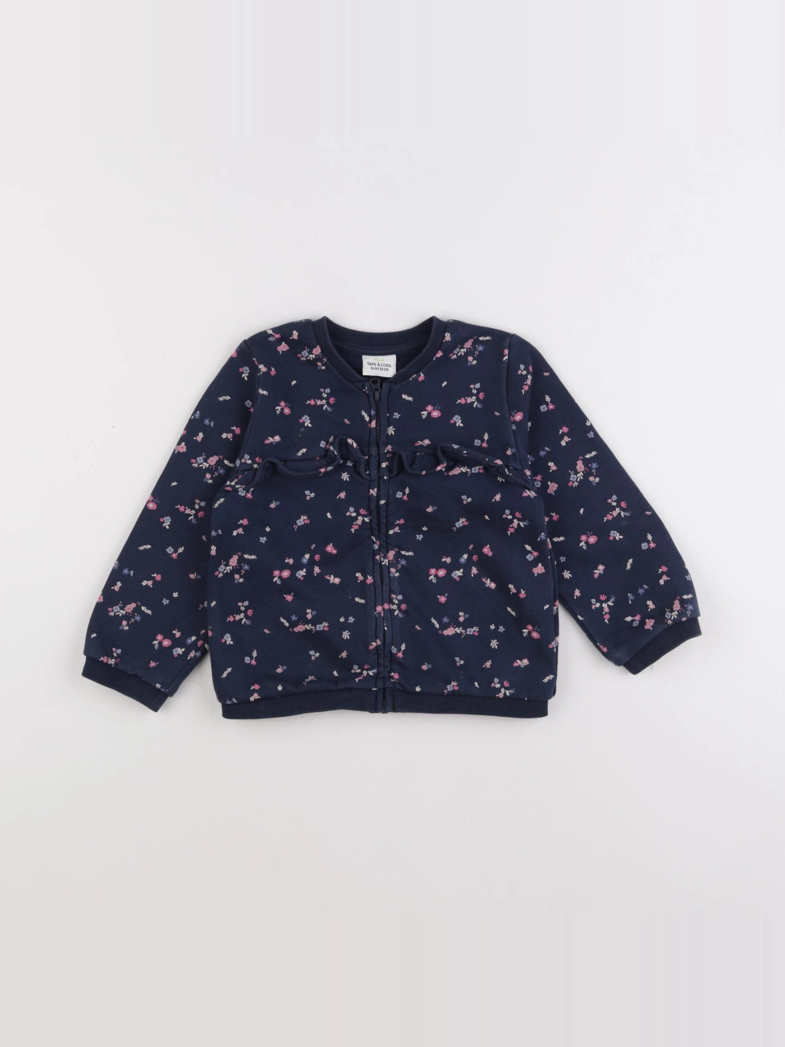 Tape à l'oeil - sweat bleu - 36 mois