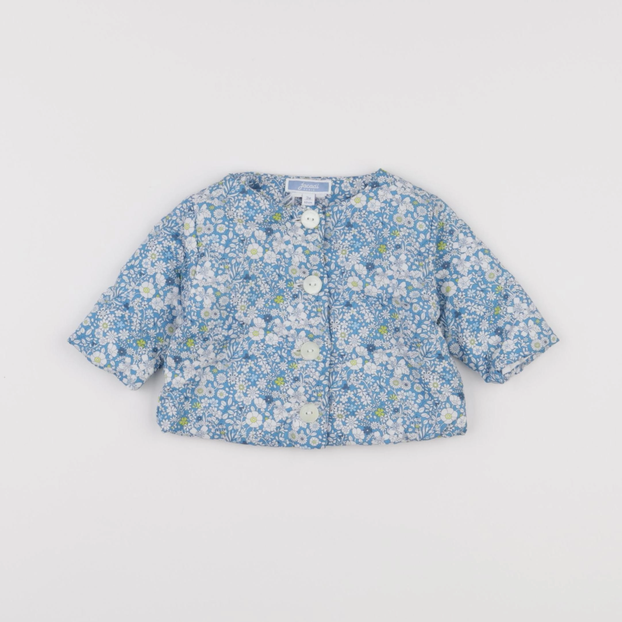 Jacadi - veste bleu - 3 mois