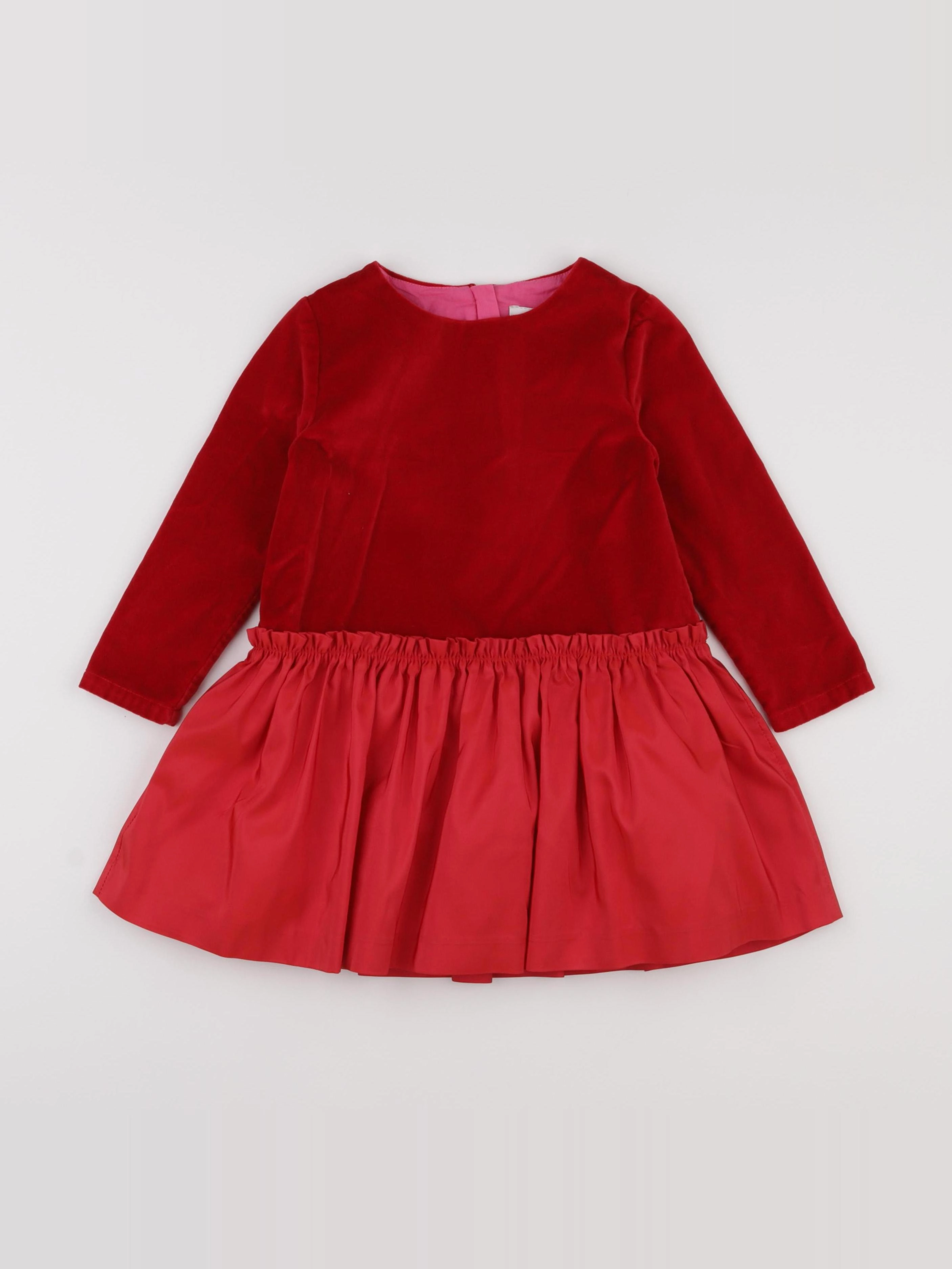 Jacadi - robe rouge - 4 ans