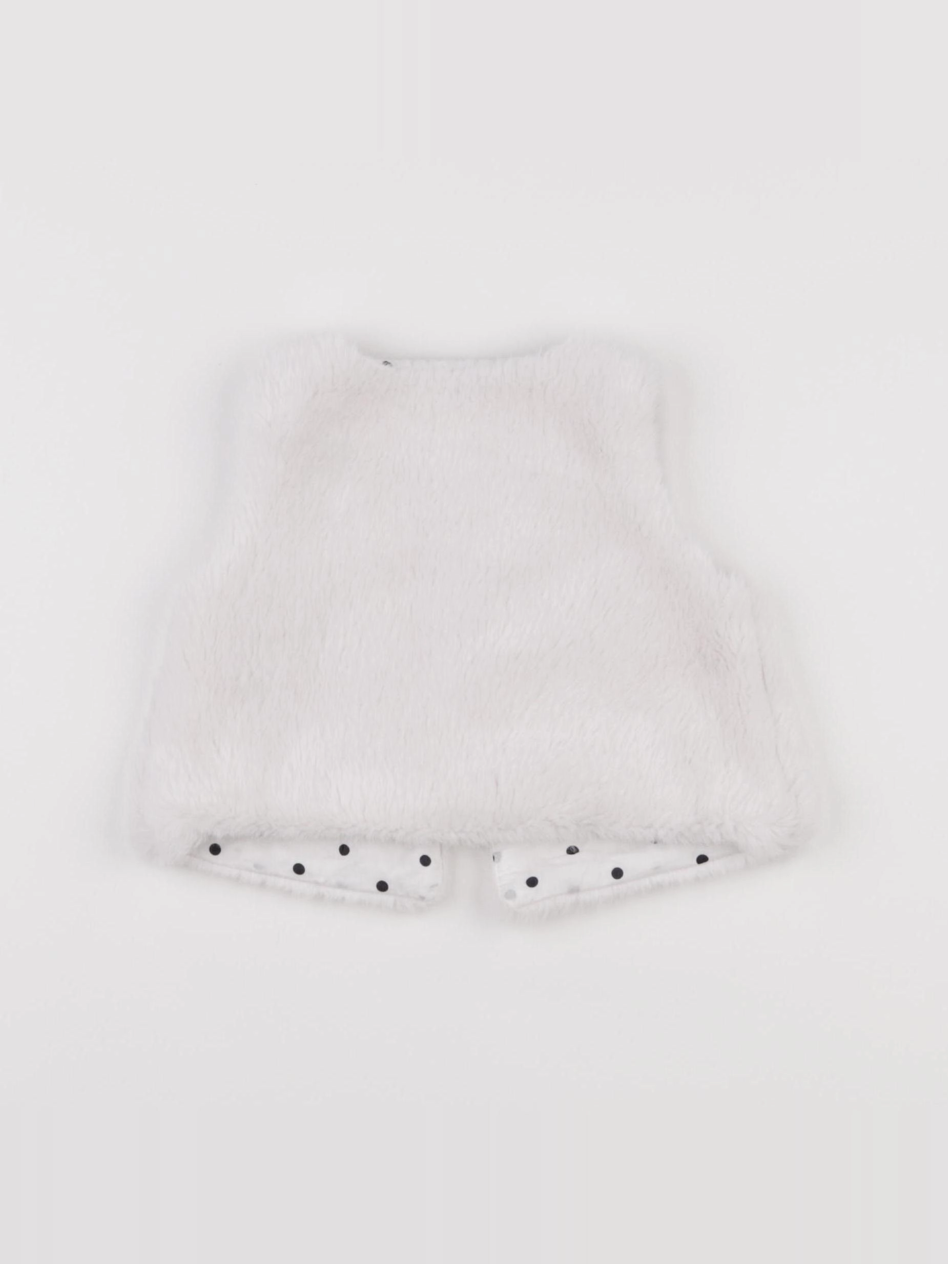Jacadi - gilet blanc - 6 mois