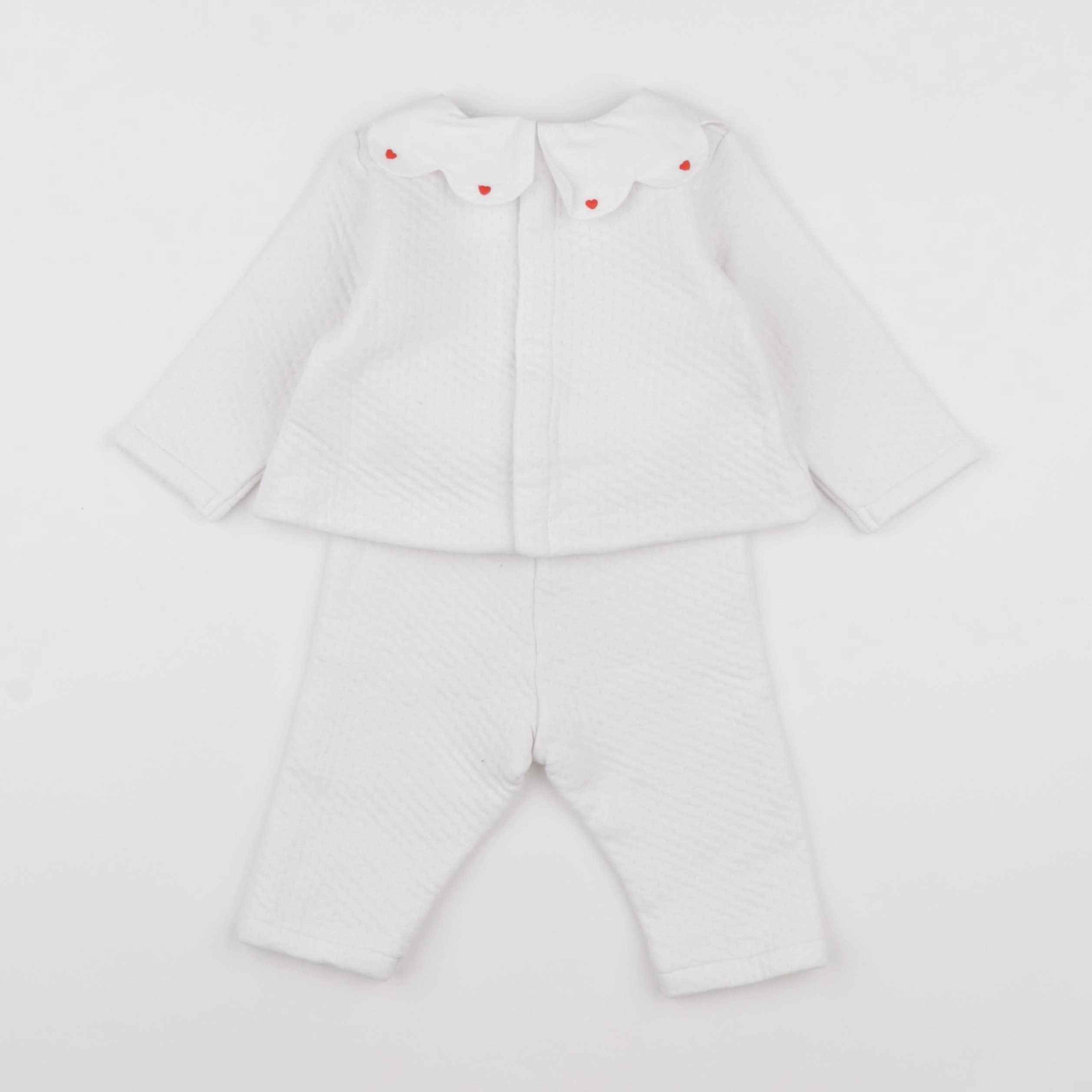 Jacadi - ensemble blanc - 12 mois