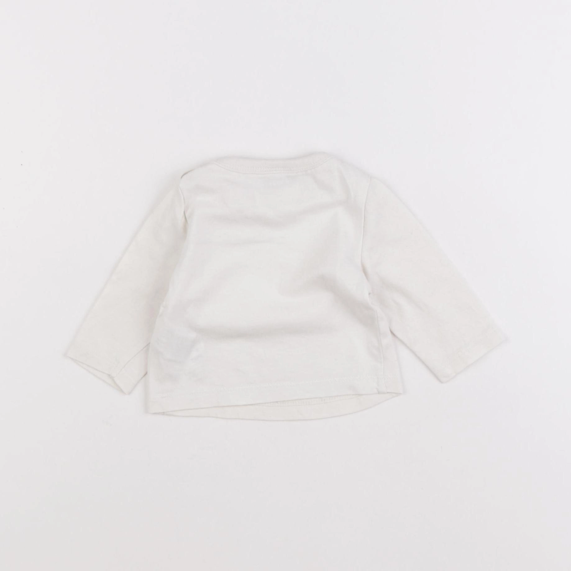 Tape à l'oeil - tee-shirt beige - 1 mois