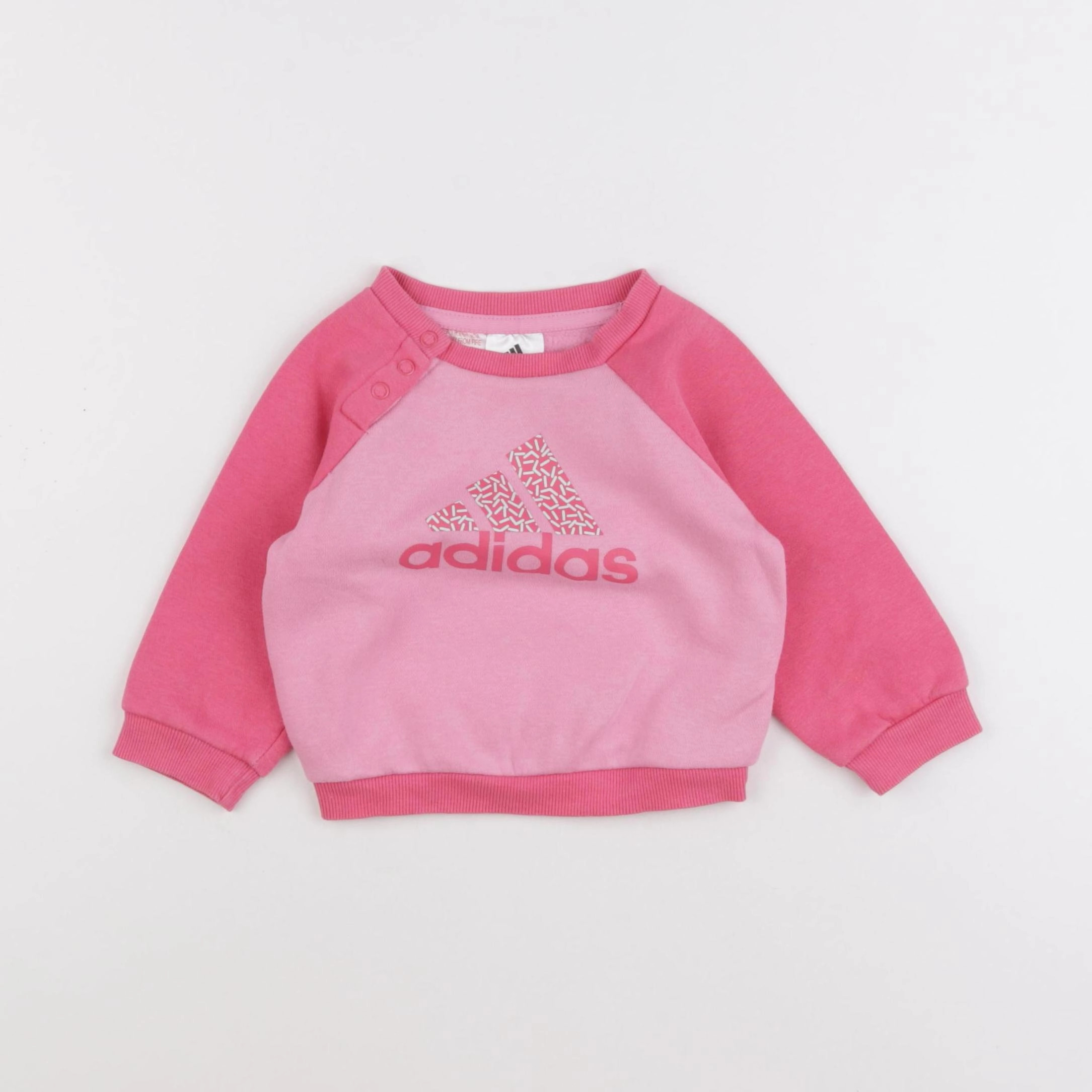 Adidas - sweat rose - 6 mois