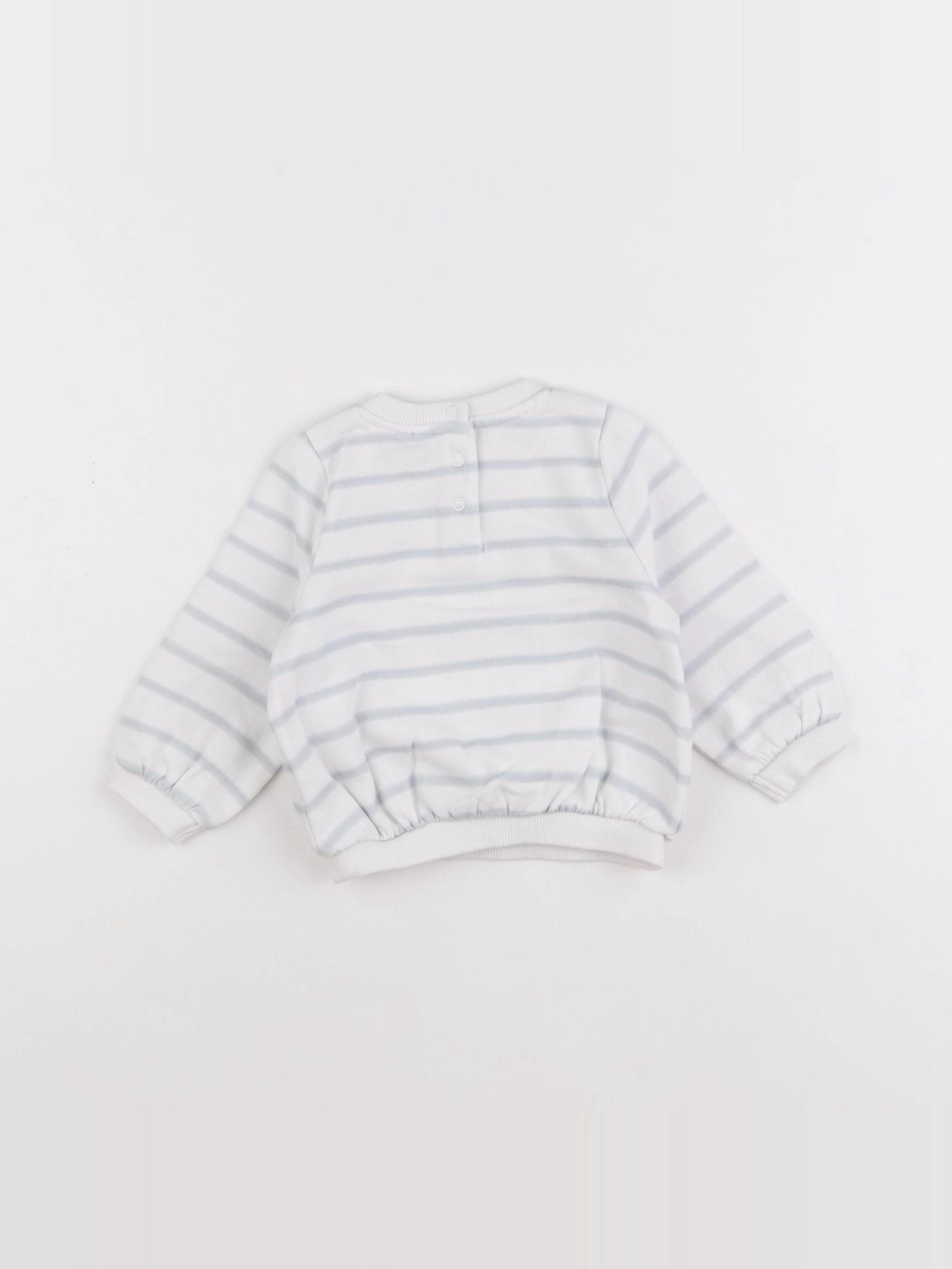 Tape à l'oeil - sweat bleu - 6 mois