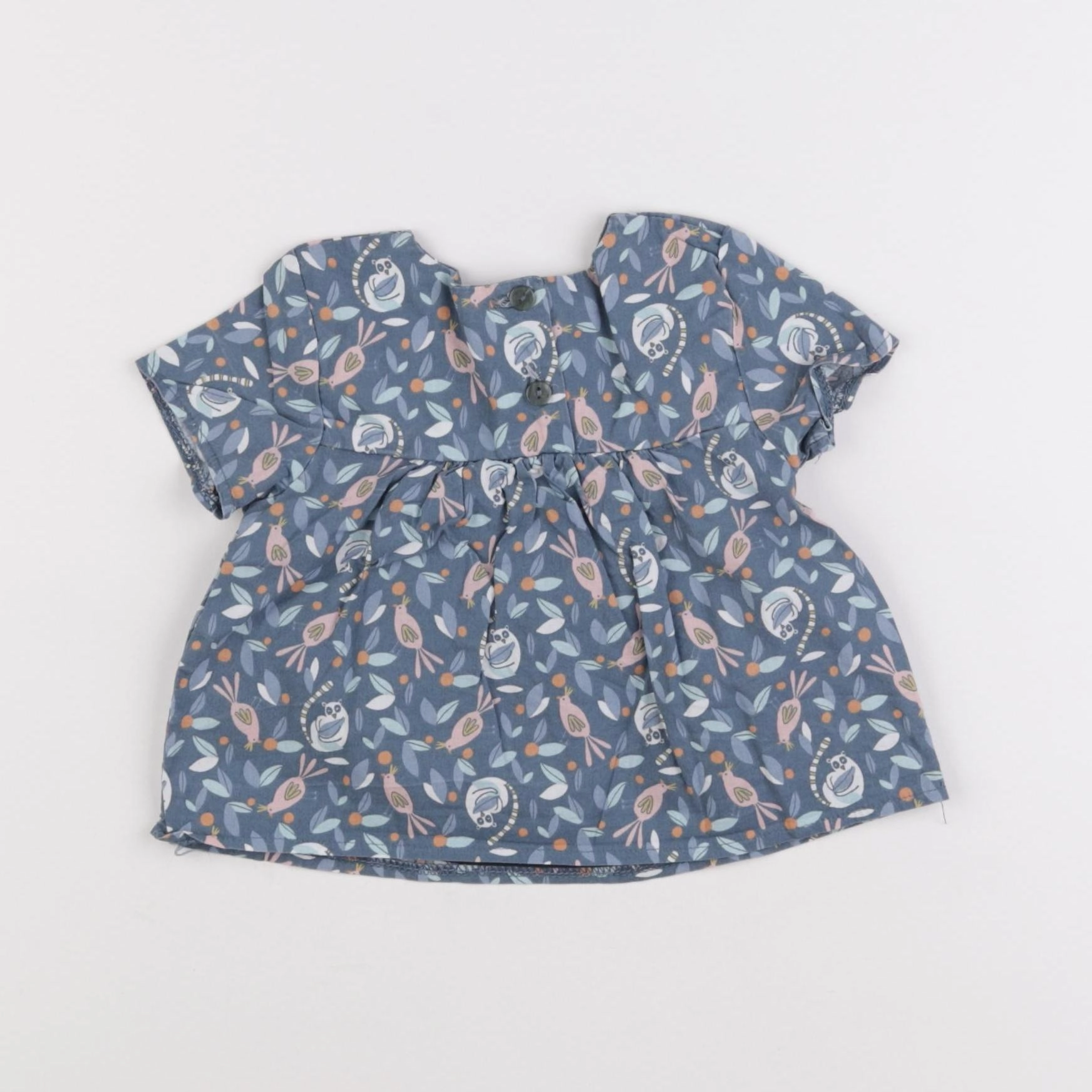 Storytelling - blouse bleu - 6 mois