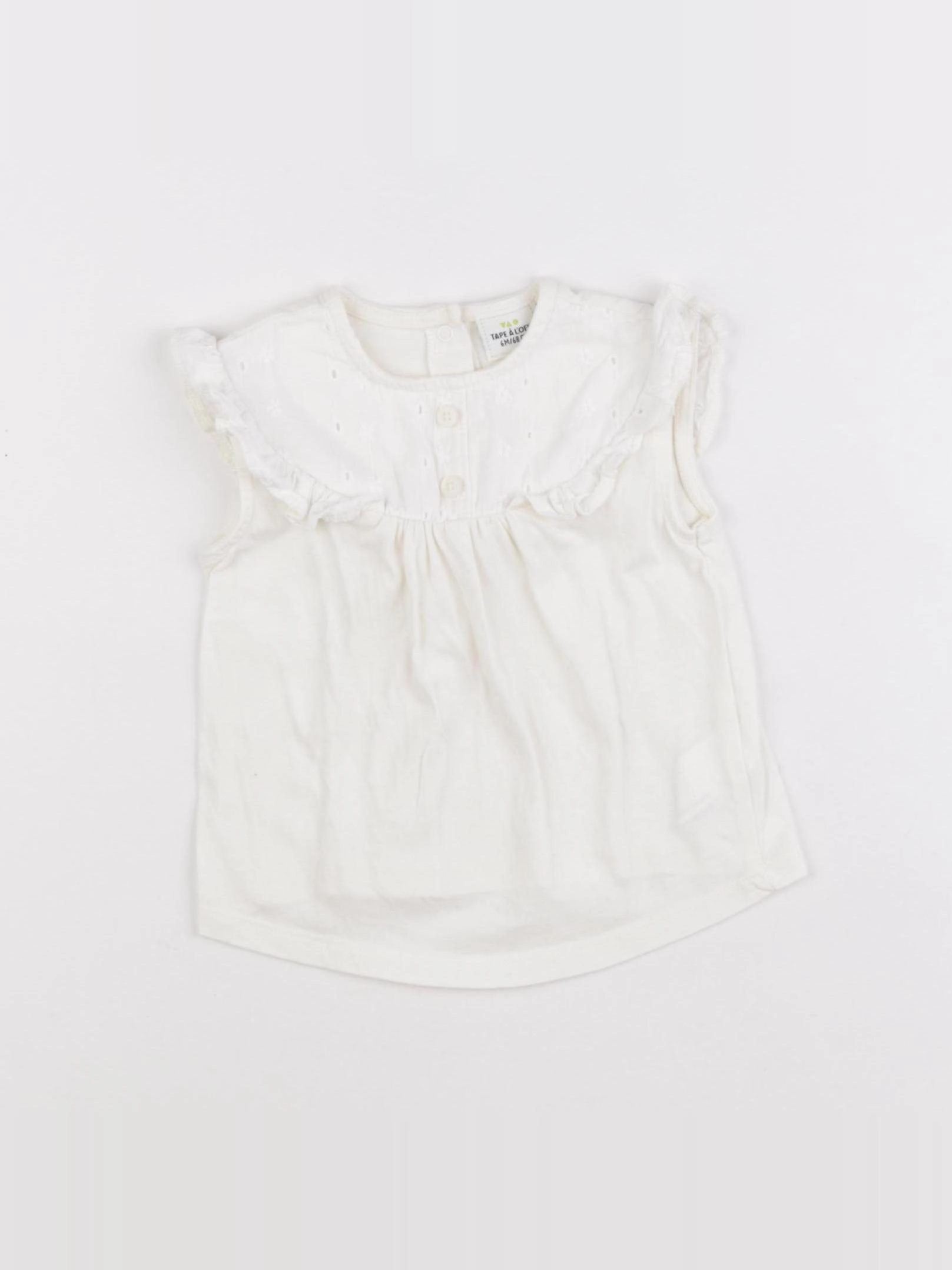Tape à l'oeil - tee-shirt blanc - 6 mois