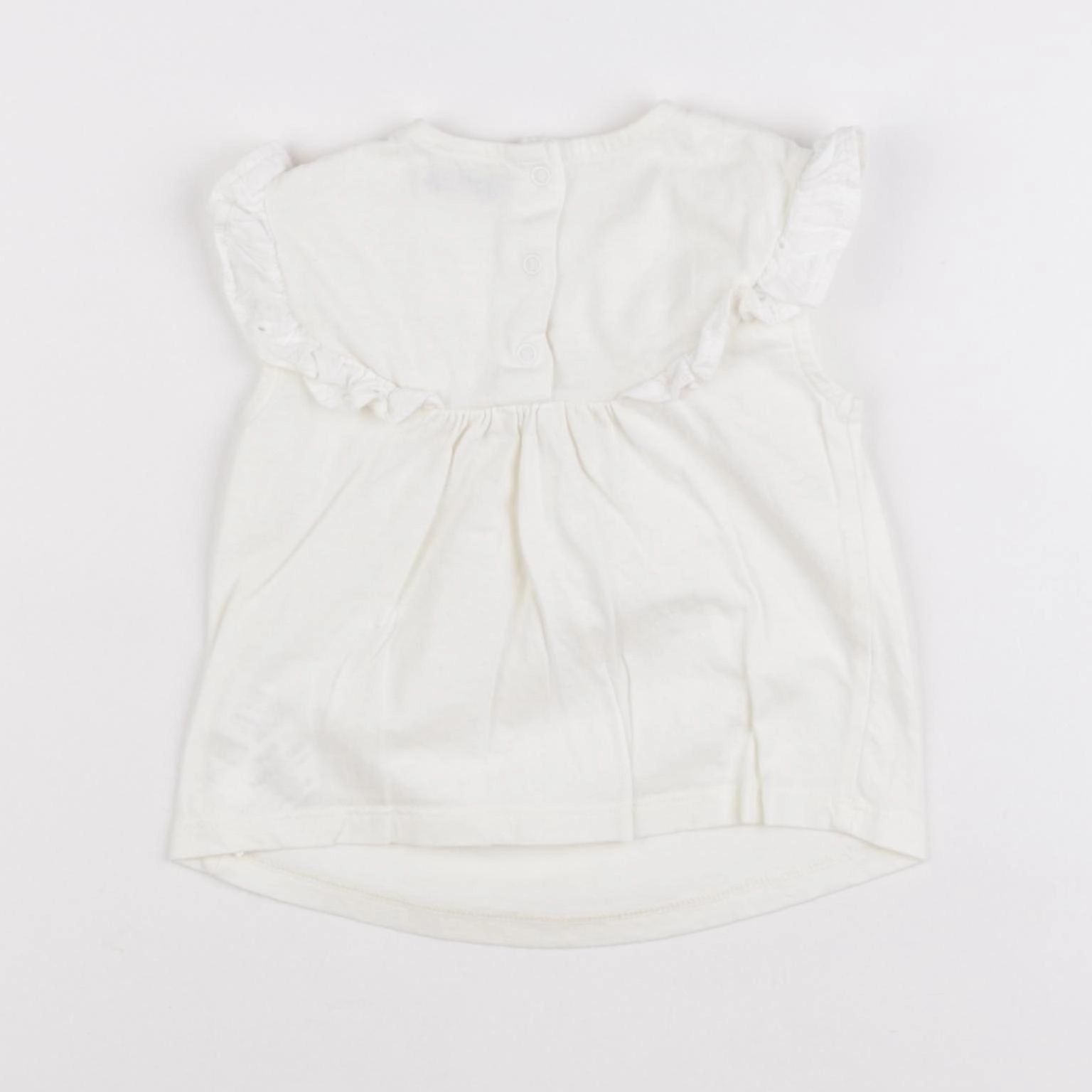 Tape à l'oeil - tee-shirt blanc - 6 mois
