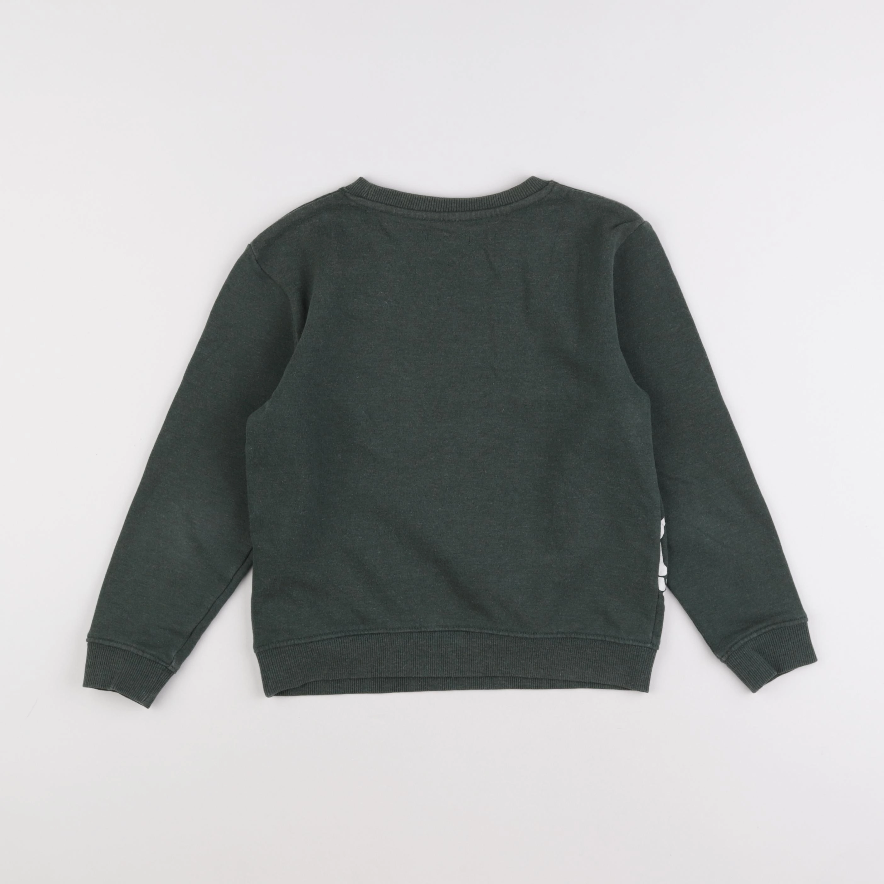 Vertbaudet - sweat vert - 8 ans