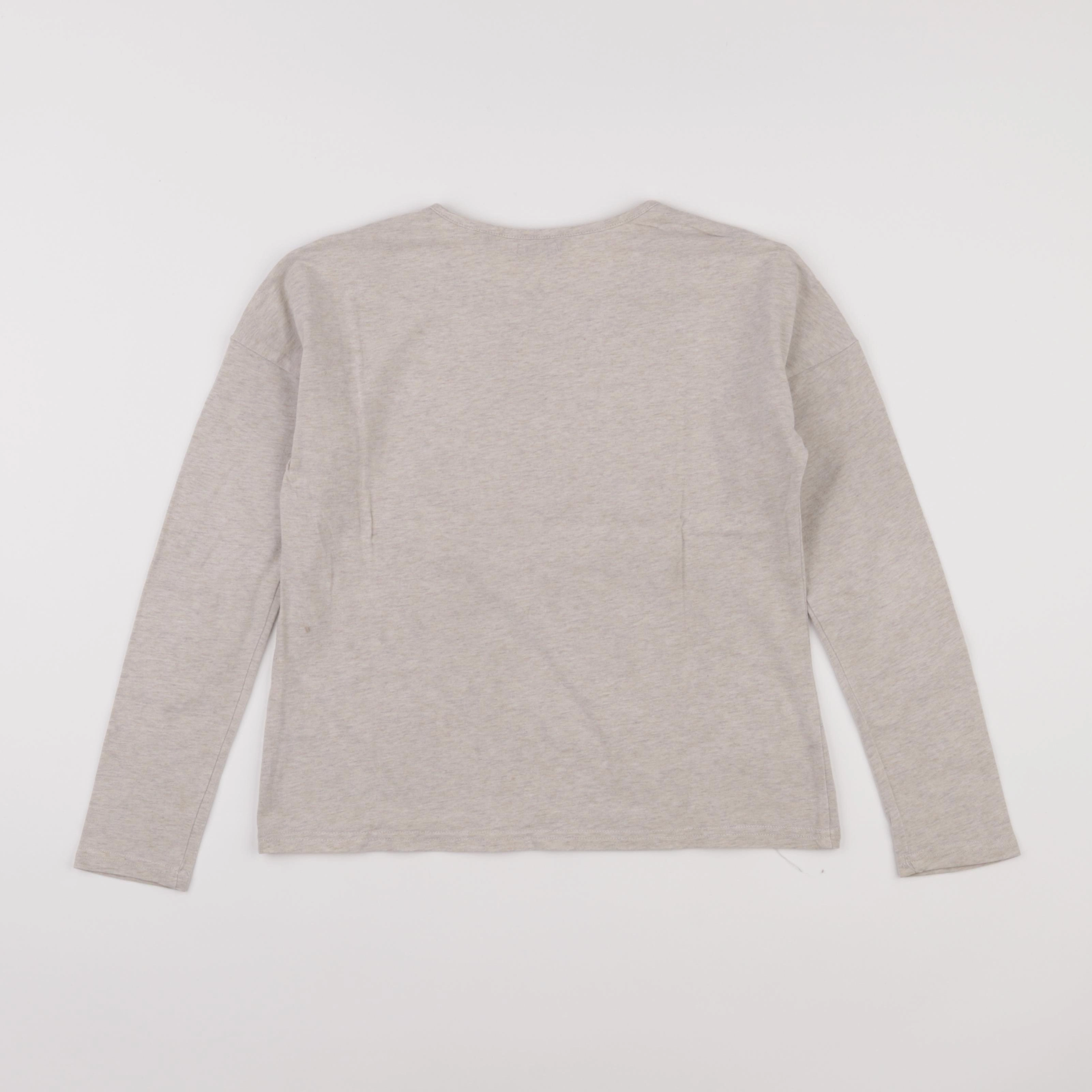 IKKS - tee-shirt gris - 10 ans