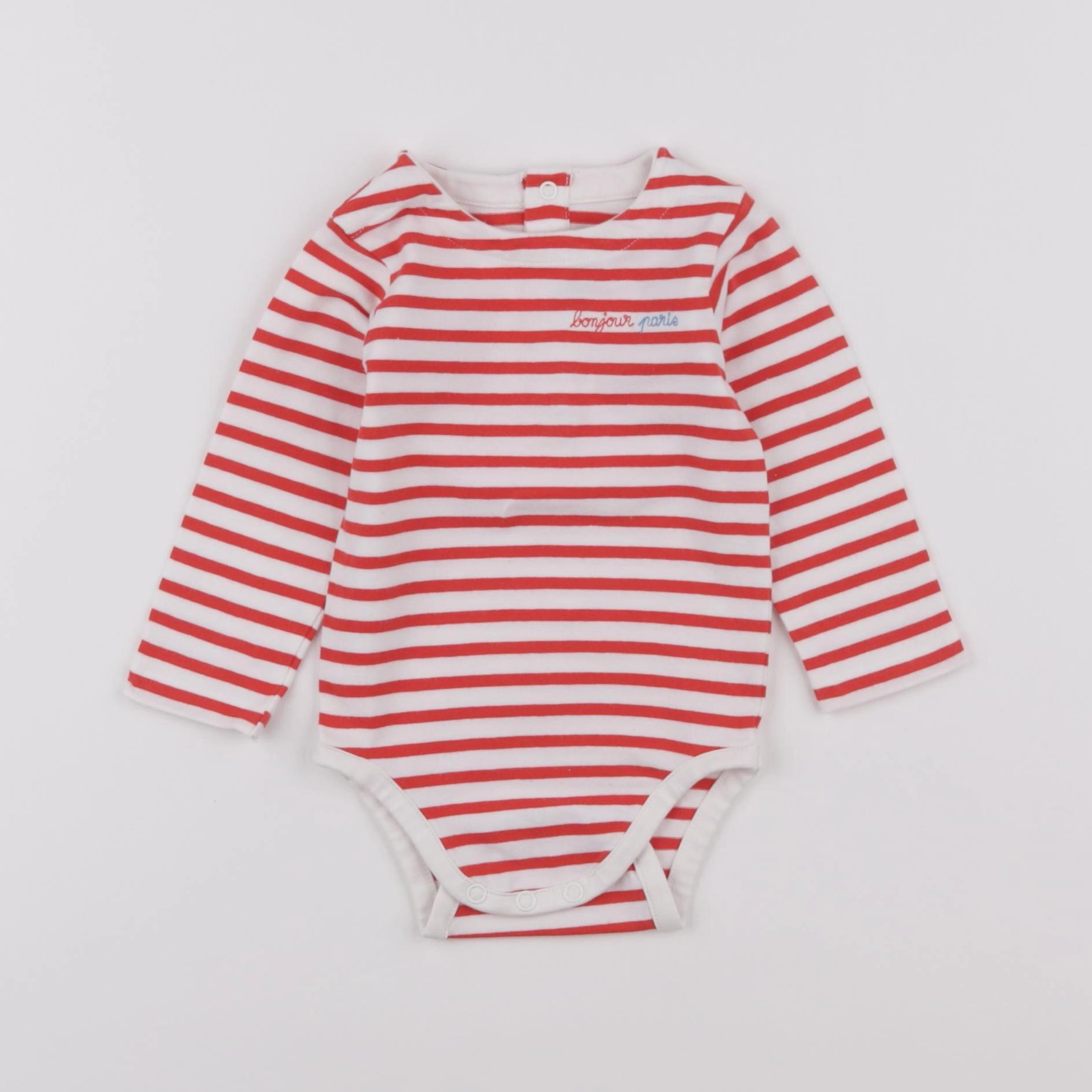 Jacadi - body rouge - 6 mois