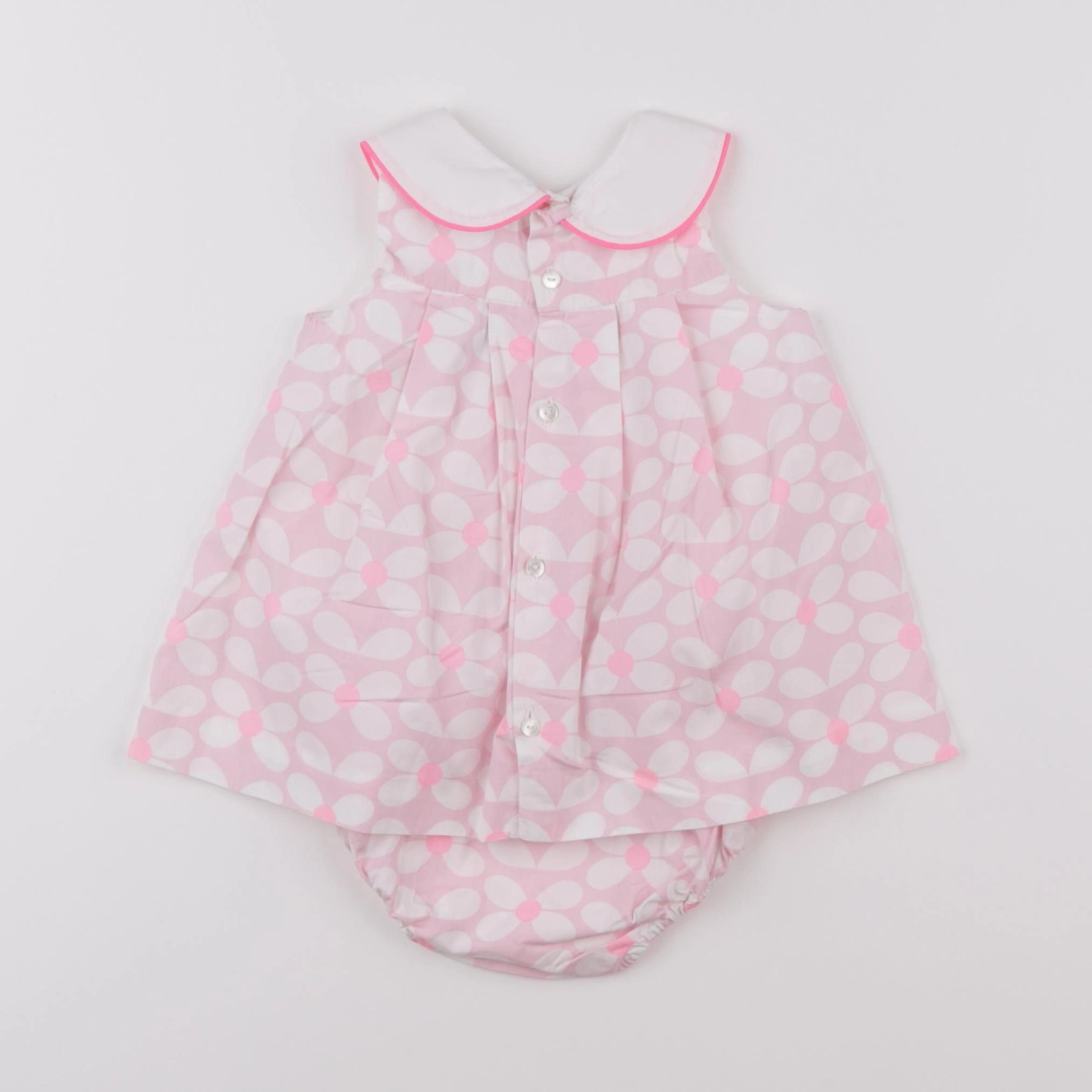 Jacadi - robe rose - 6 mois
