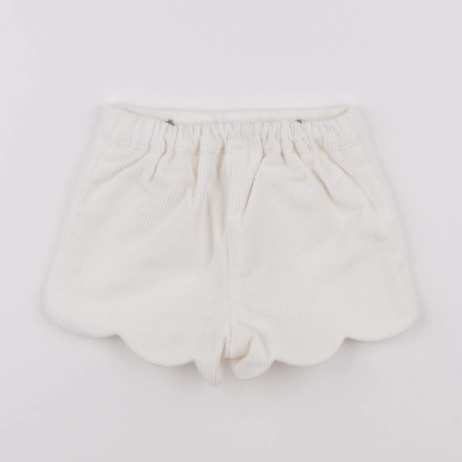 Jacadi - short blanc - 12 mois
