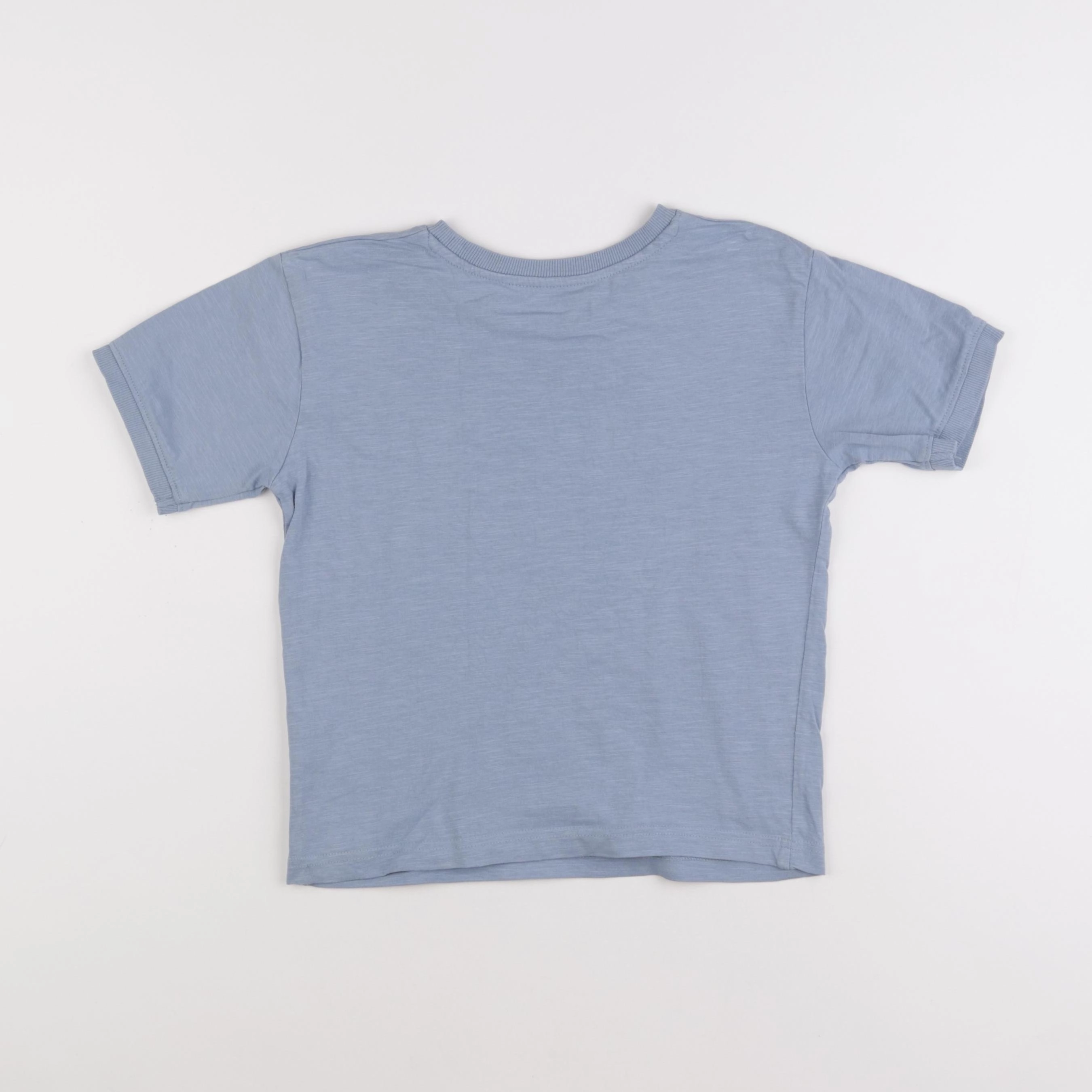 Vertbaudet - tee-shirt bleu - 8 ans