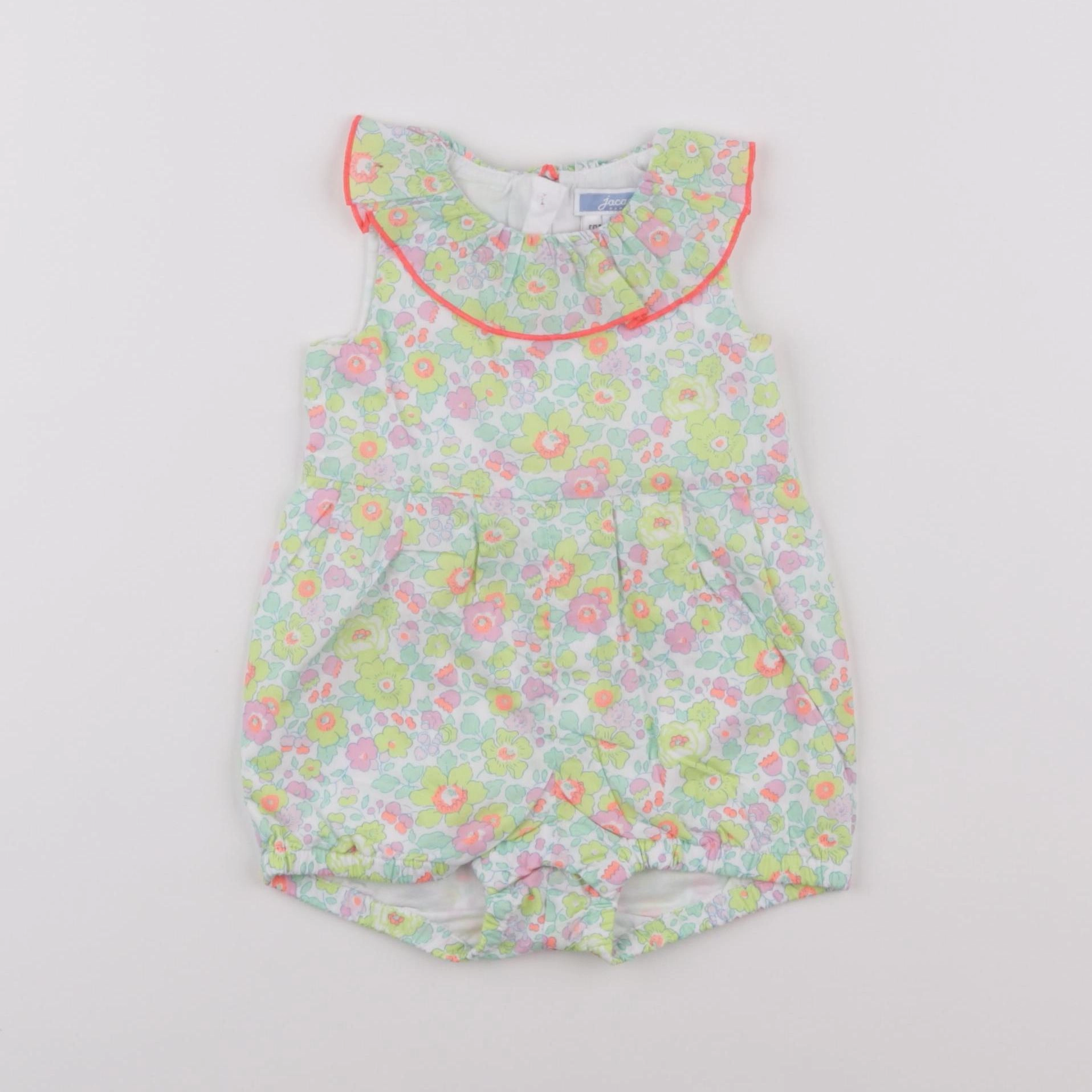 Jacadi - combinaison liberty multicolore - 6 mois