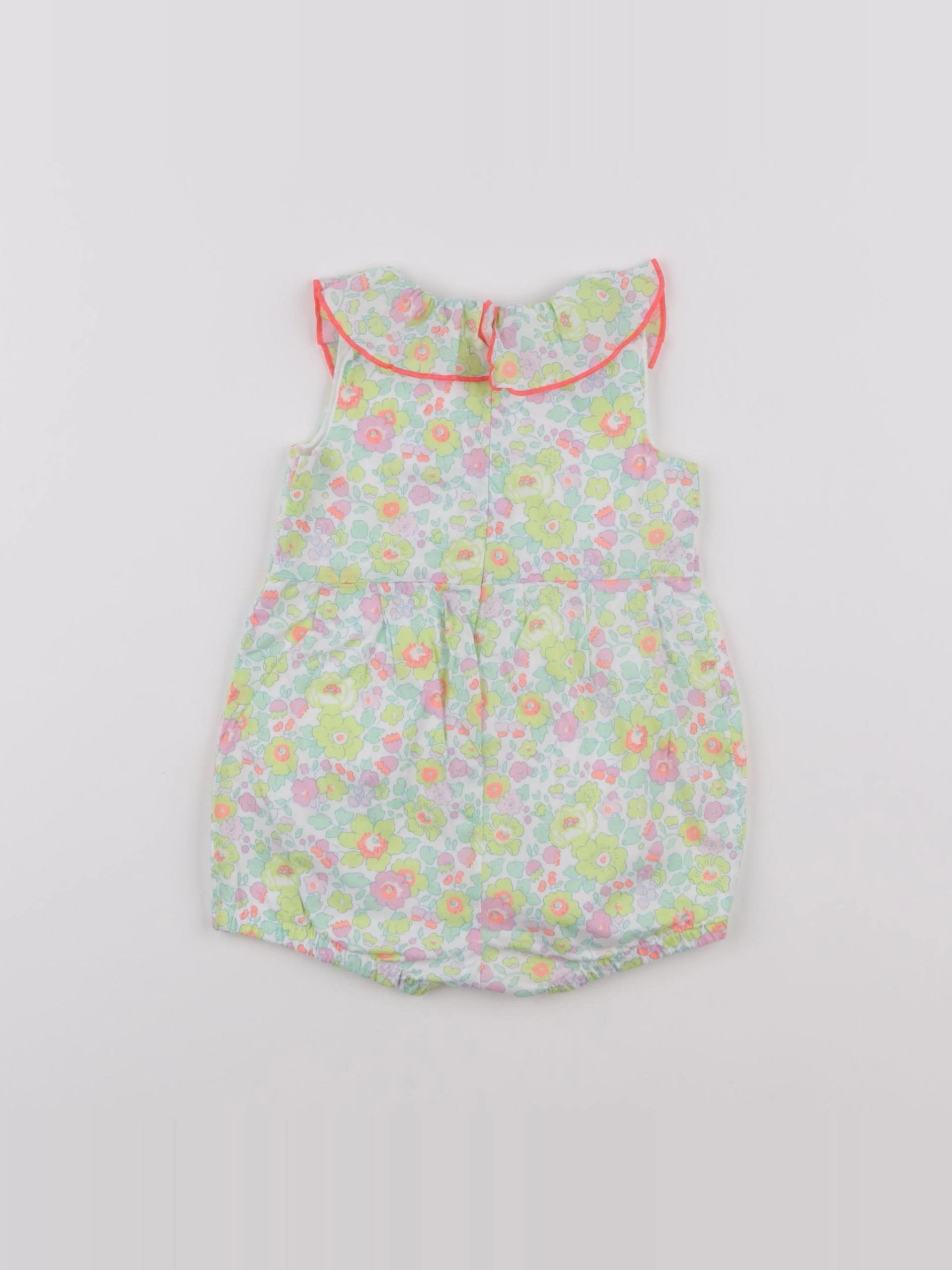 Jacadi - combinaison liberty multicolore - 6 mois