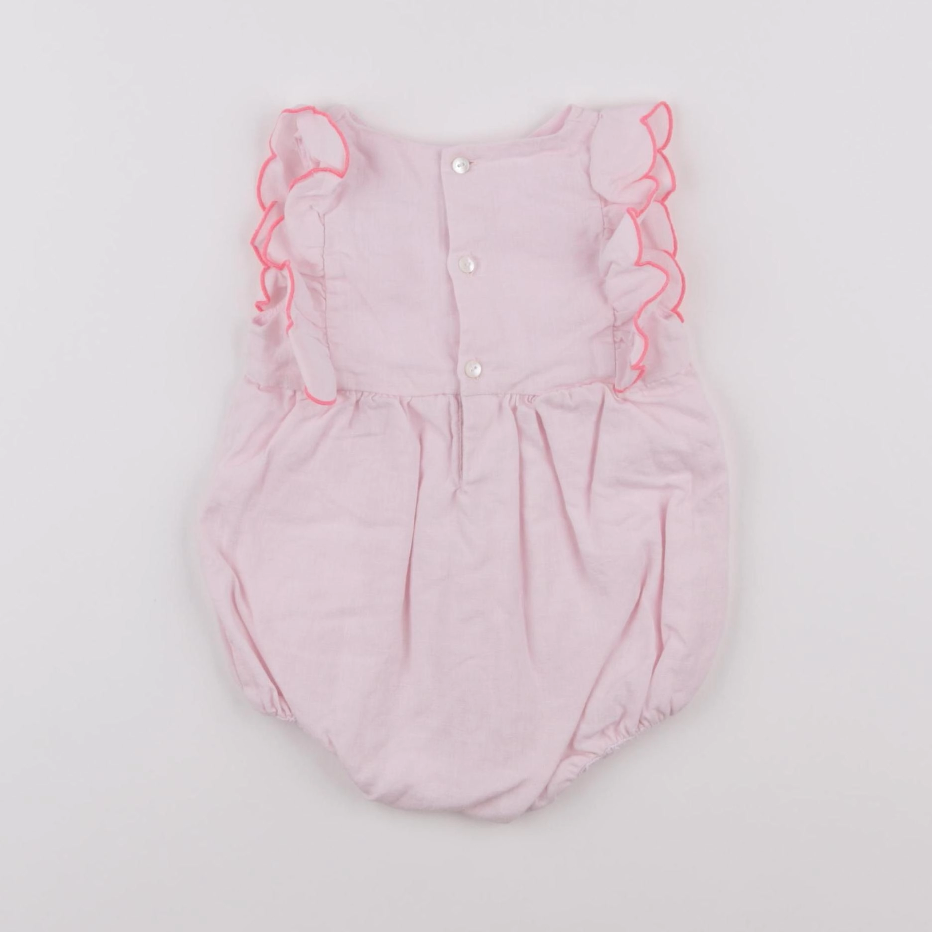 Jacadi - combinaison rose - 6 mois