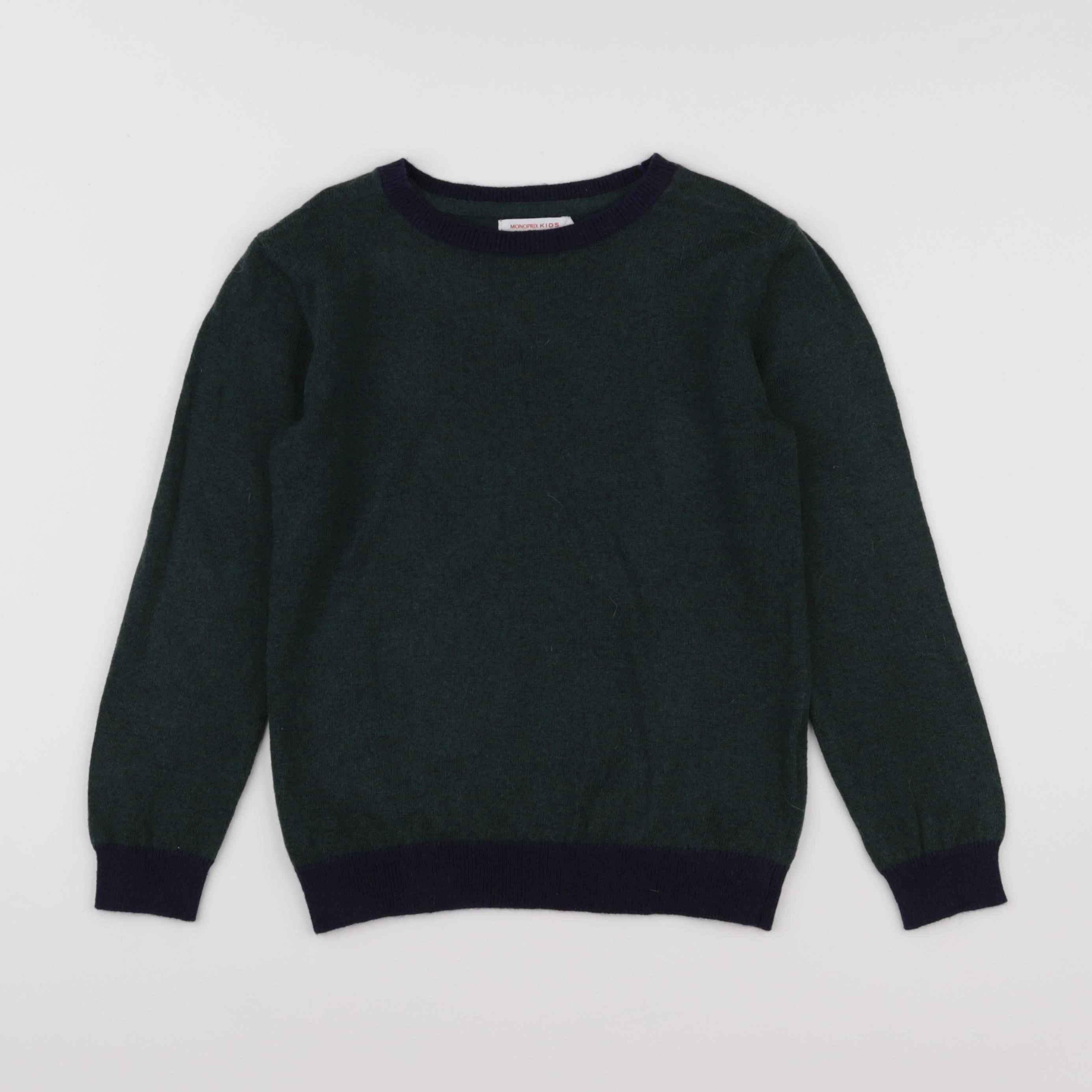 Monoprix - pull vert - 8 ans