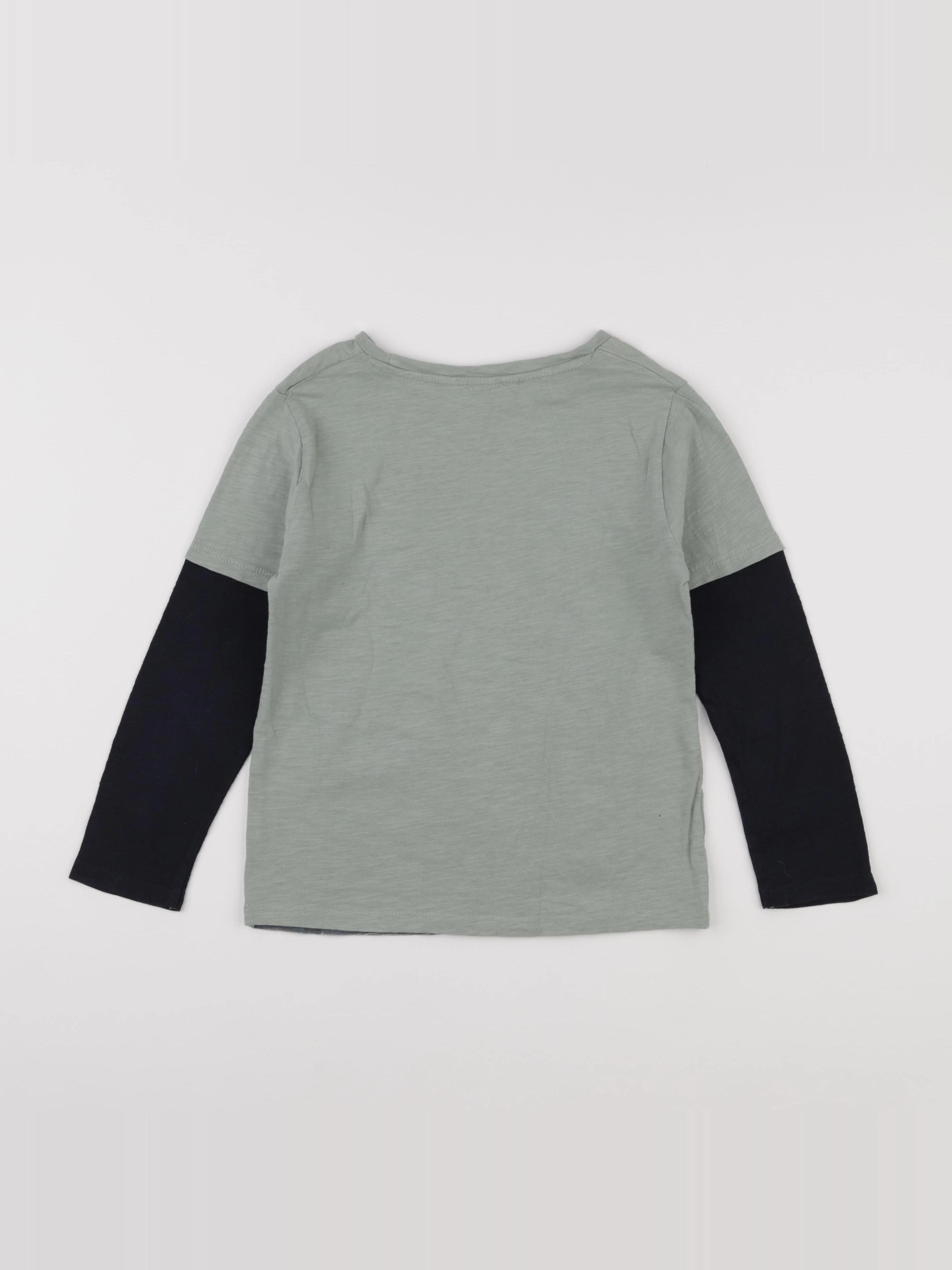 Mango - tee-shirt bleu - 5/6 ans