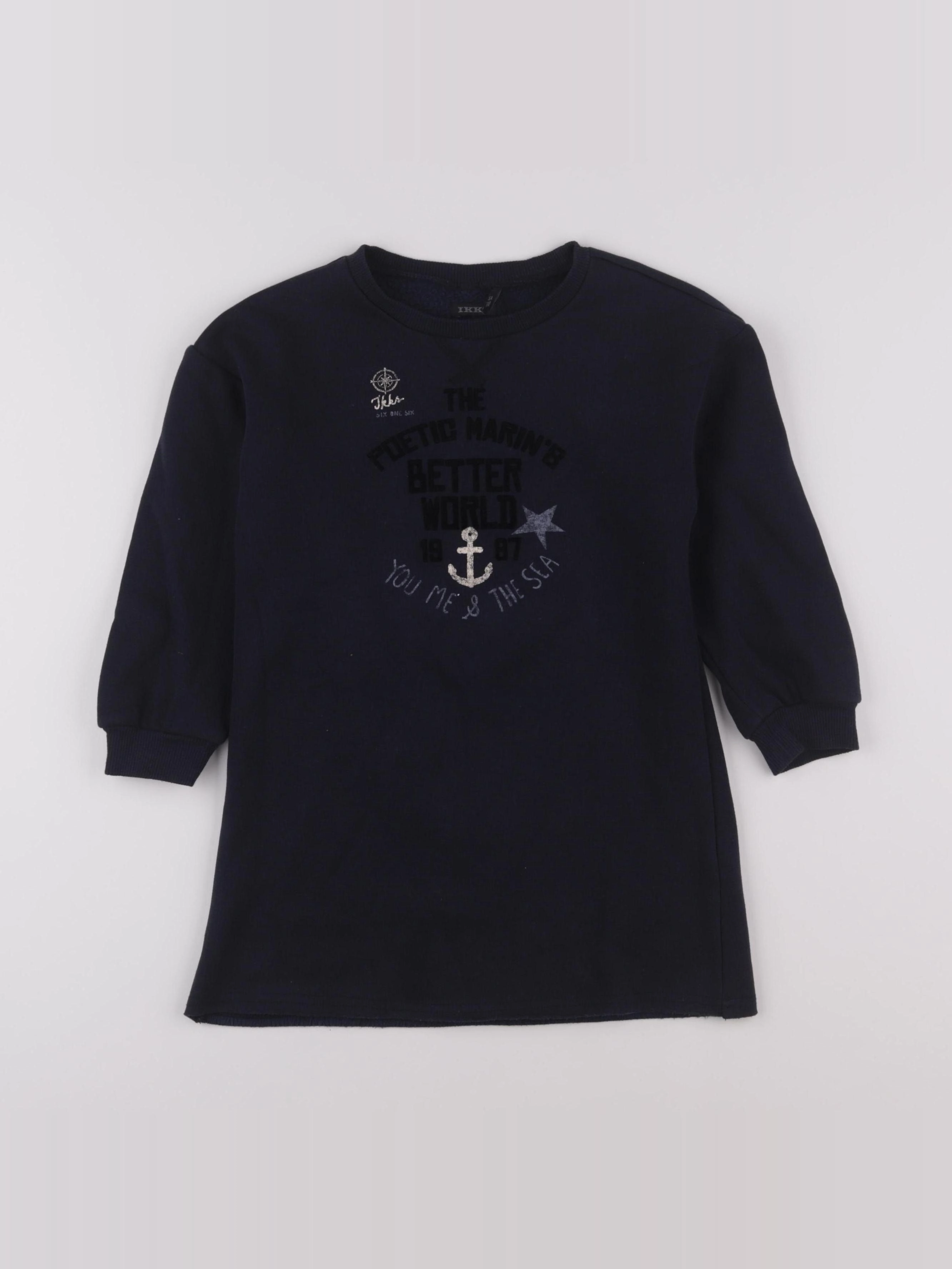 IKKS - robe bleu - 5 ans