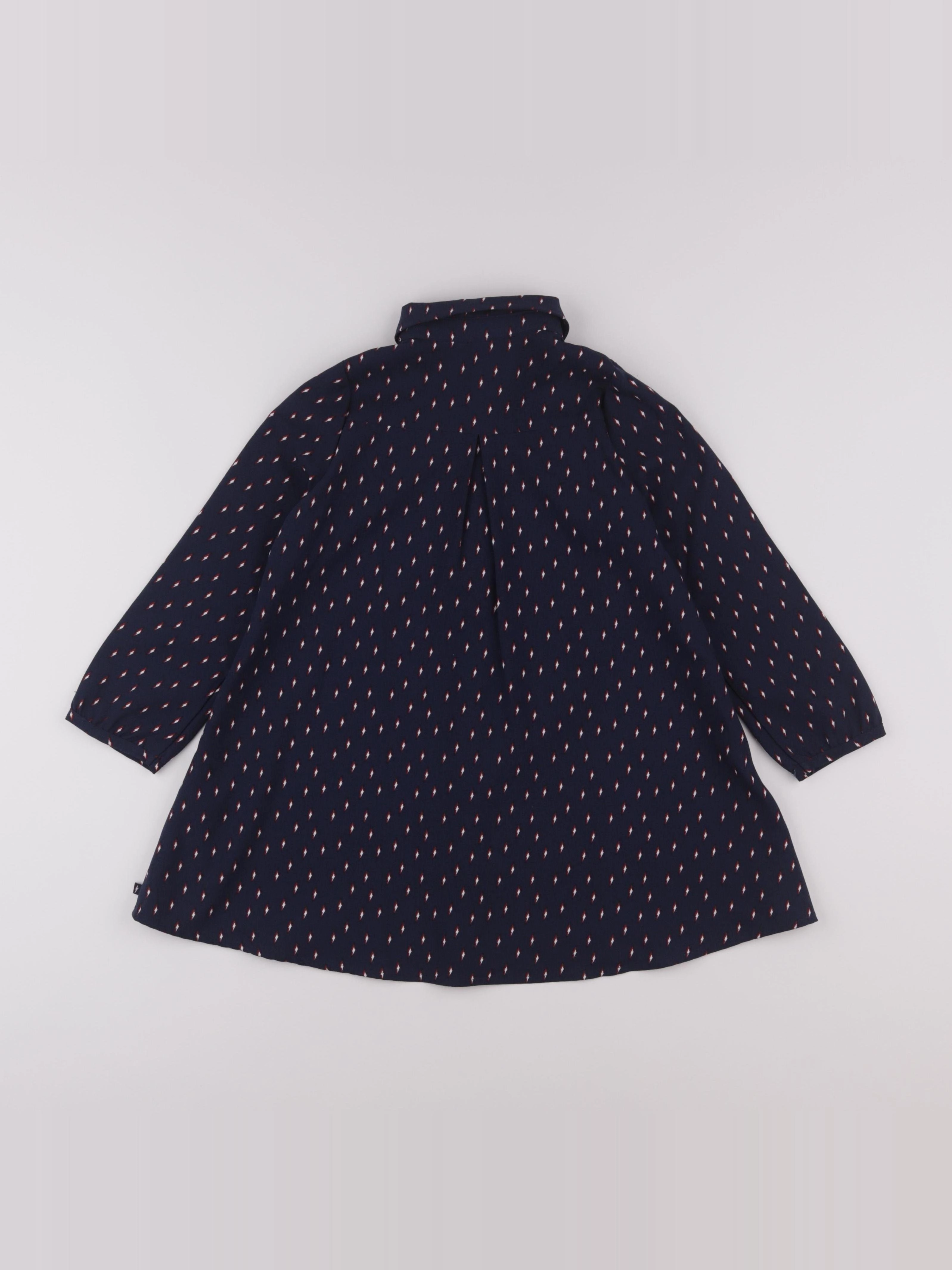 IKKS - robe bleu - 5 ans