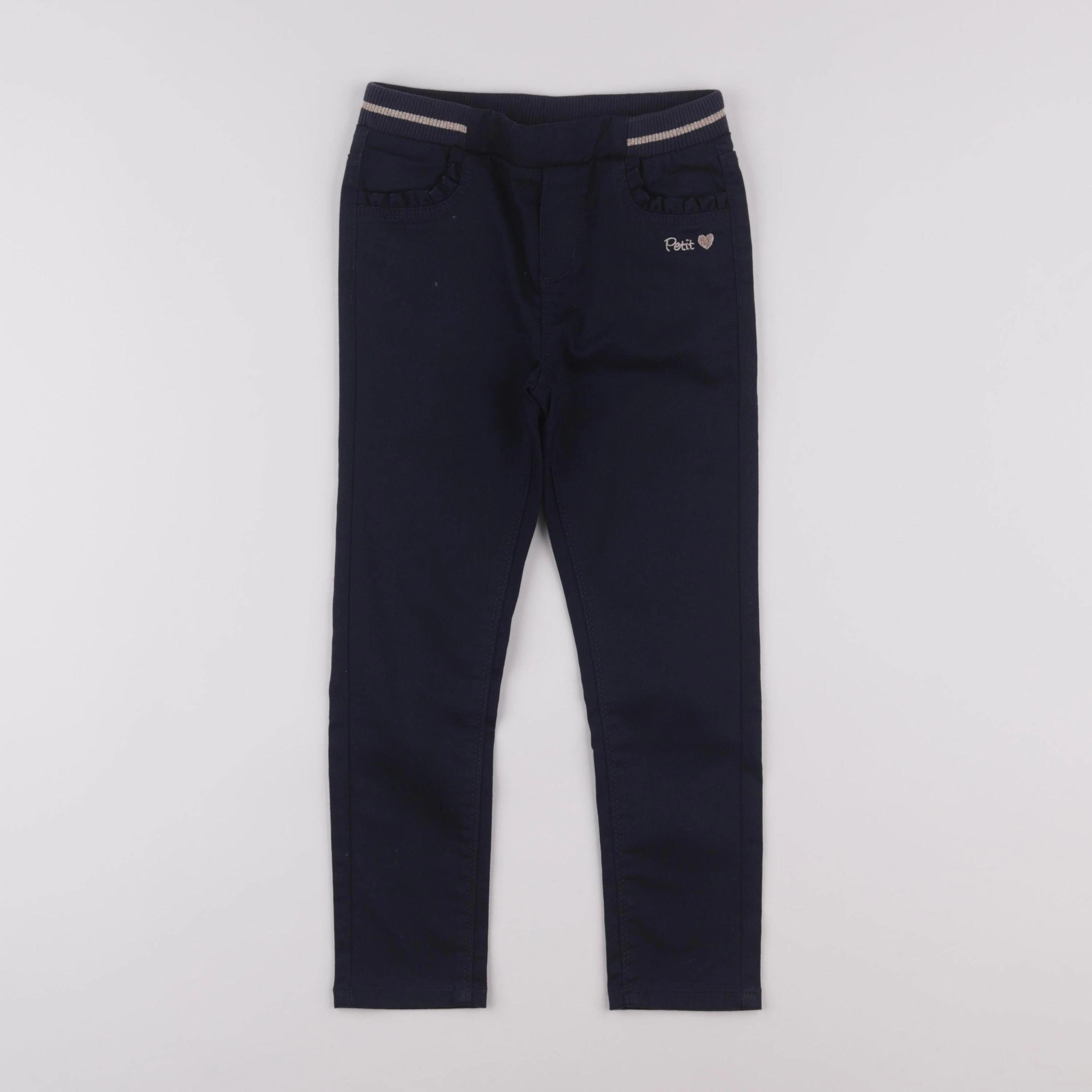 Vertbaudet - pantalon bleu - 6 ans